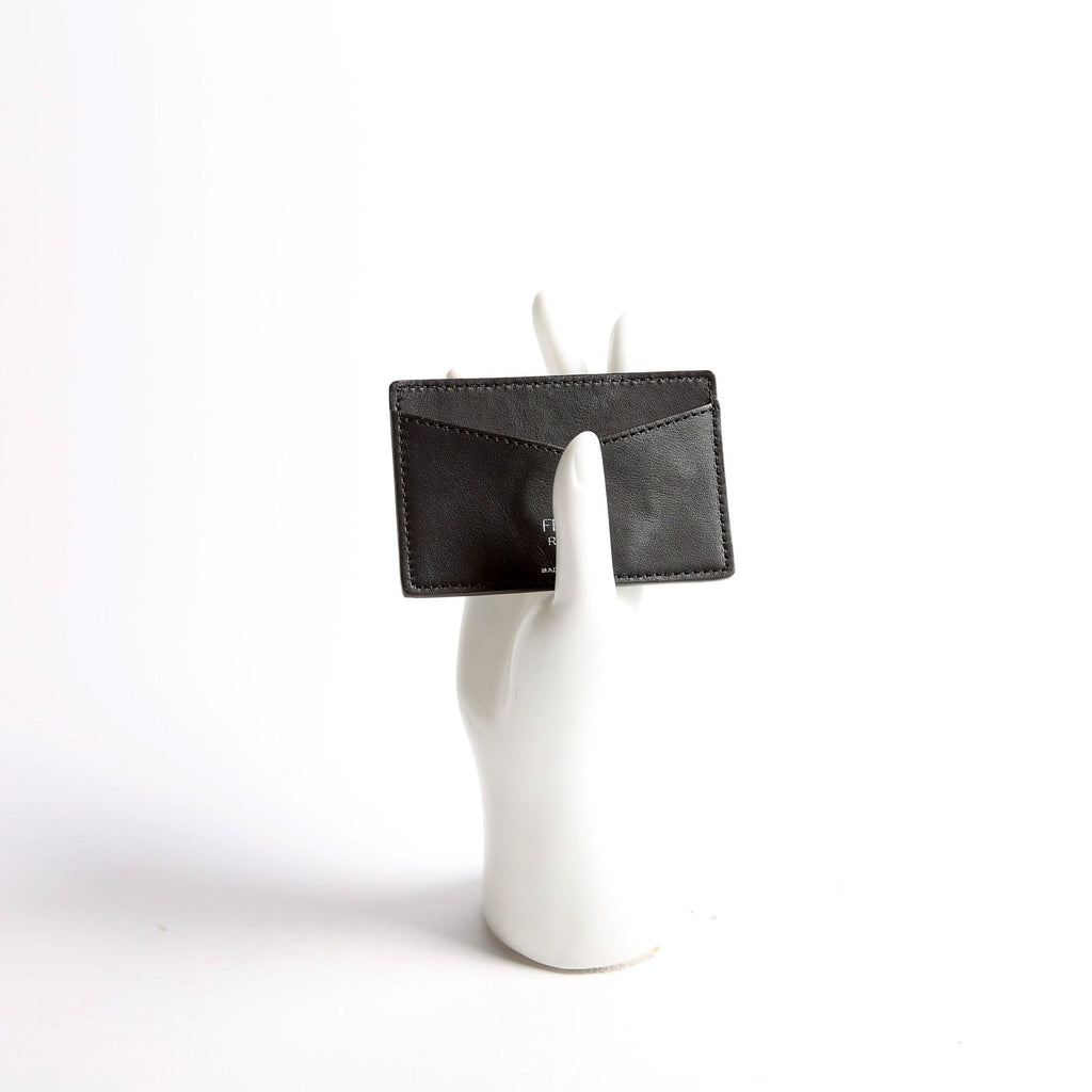 7AR911 FF Zucca Card Holder Brown/Black