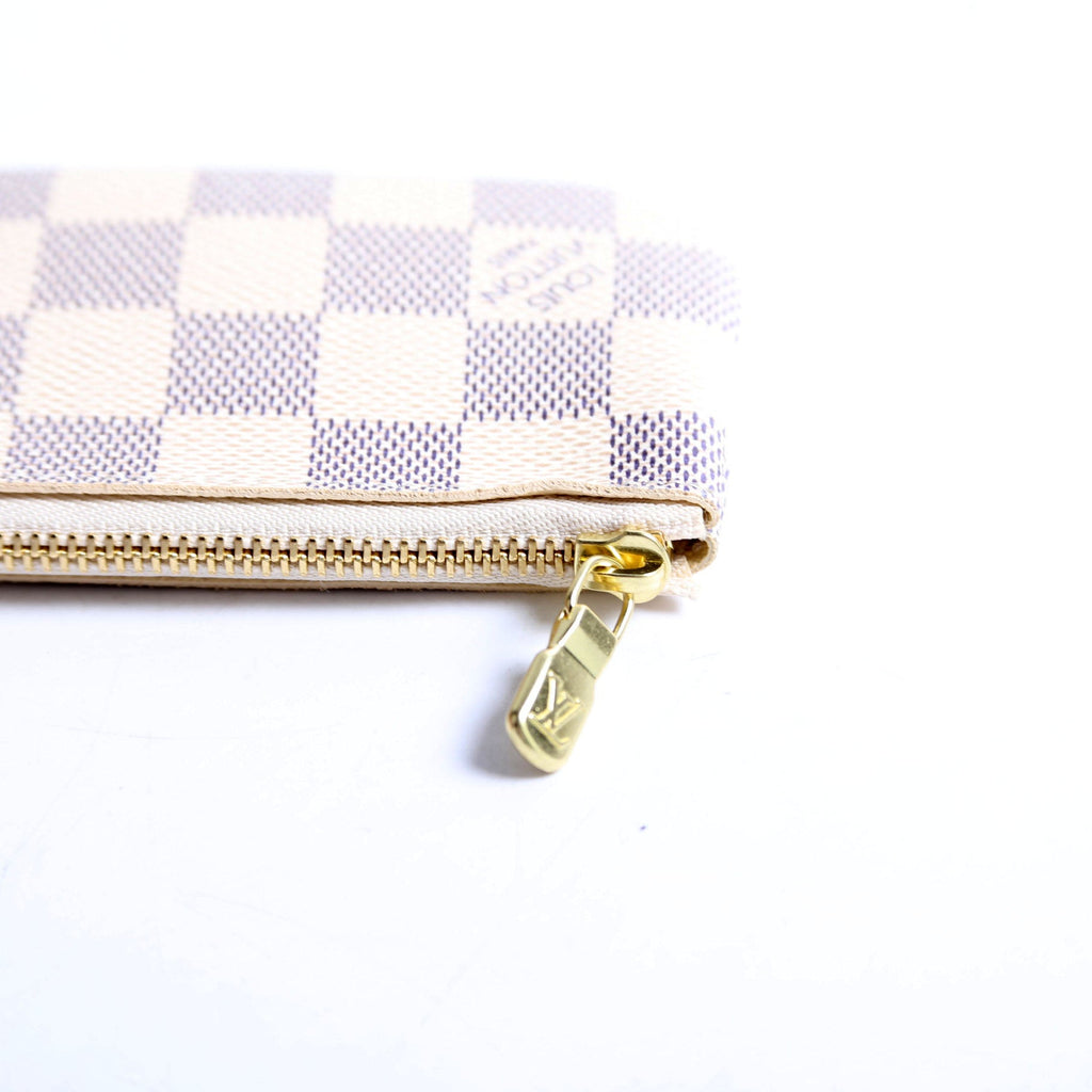 Pochette Cles Damier Azur