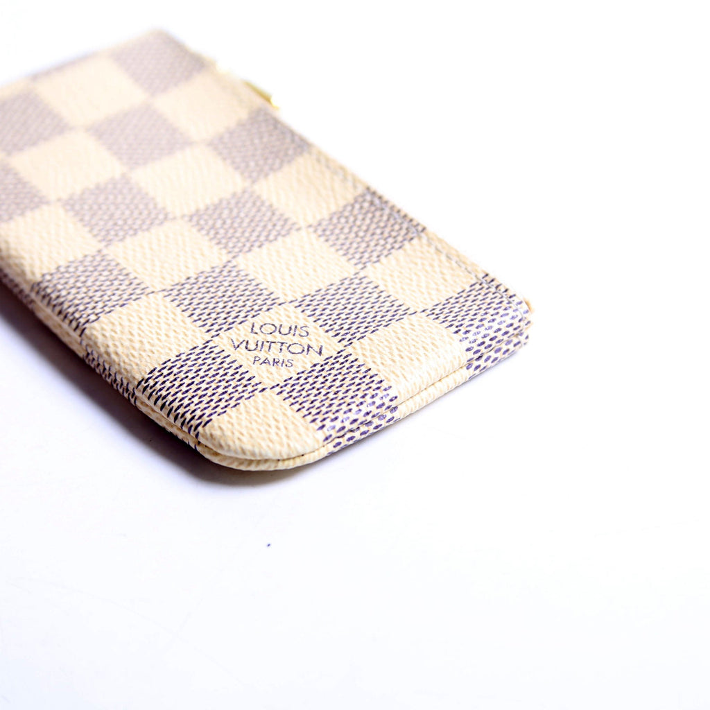 Pochette Cles Damier Azur