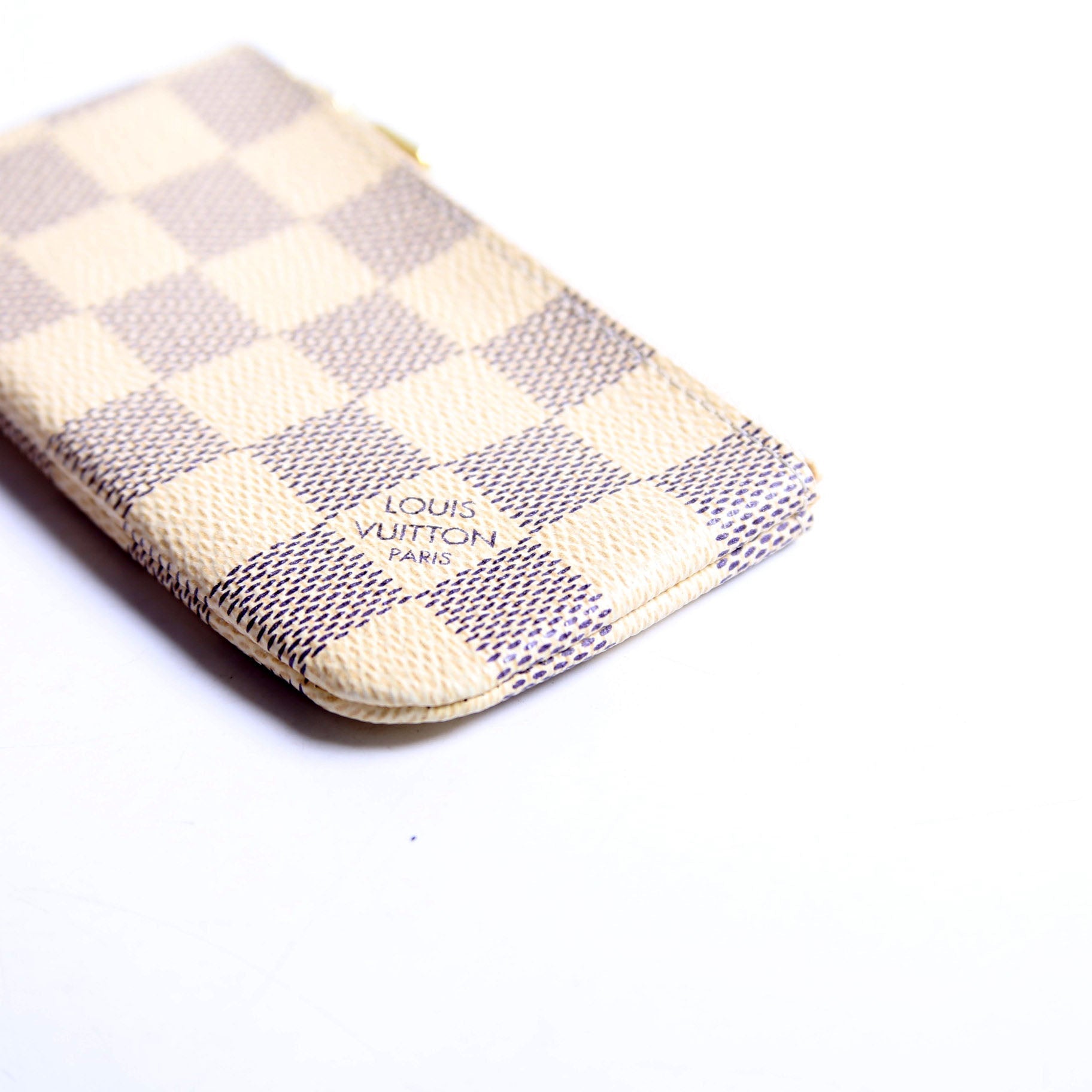 Pochette Cles Damier Azur