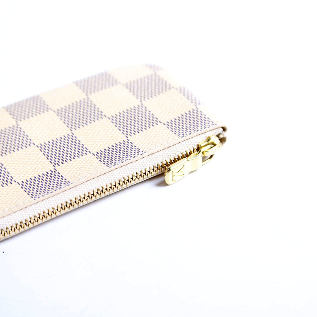Pochette Cles Damier Azur