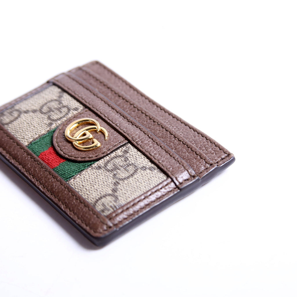 Gucci 523159 Ophidia GG Card Case Brown