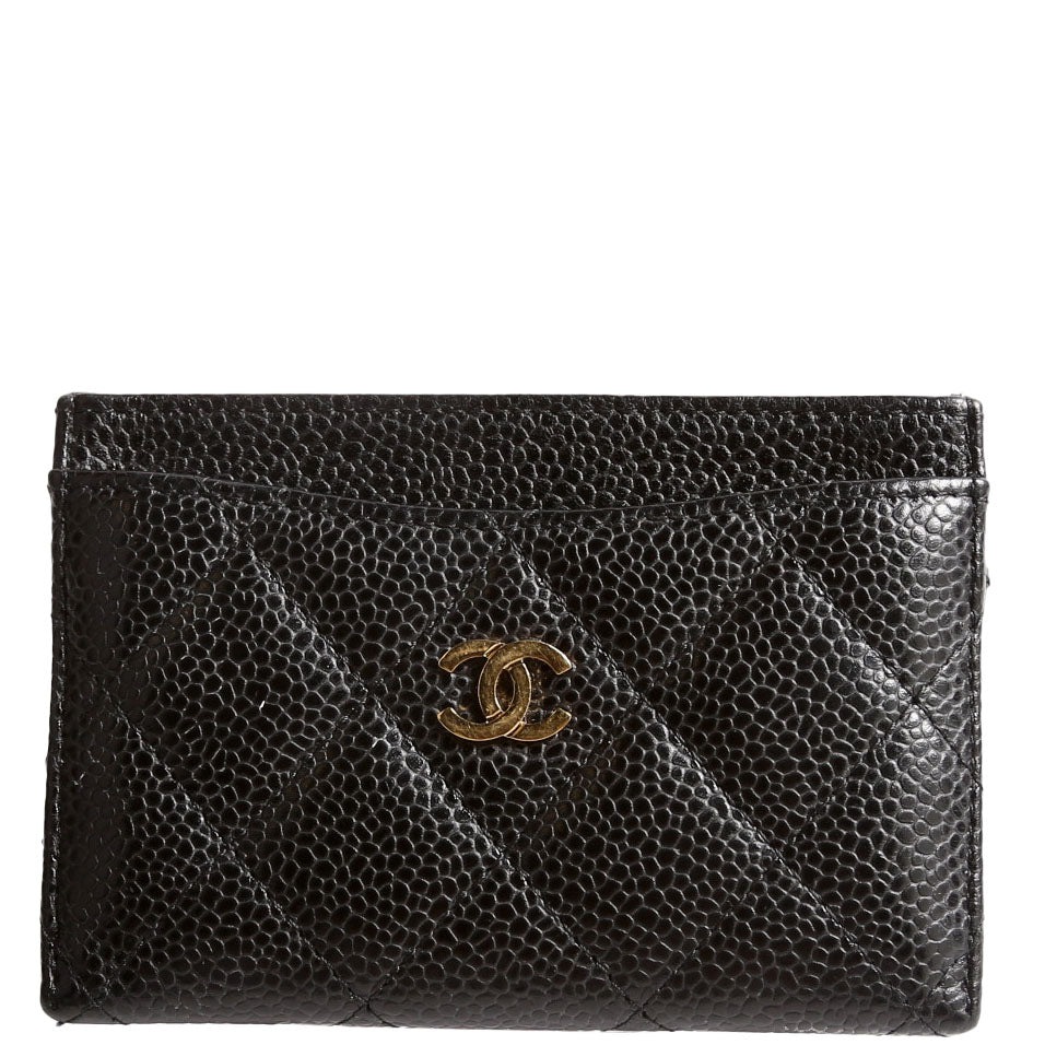 Classic Card Holder Caviar 29M Black