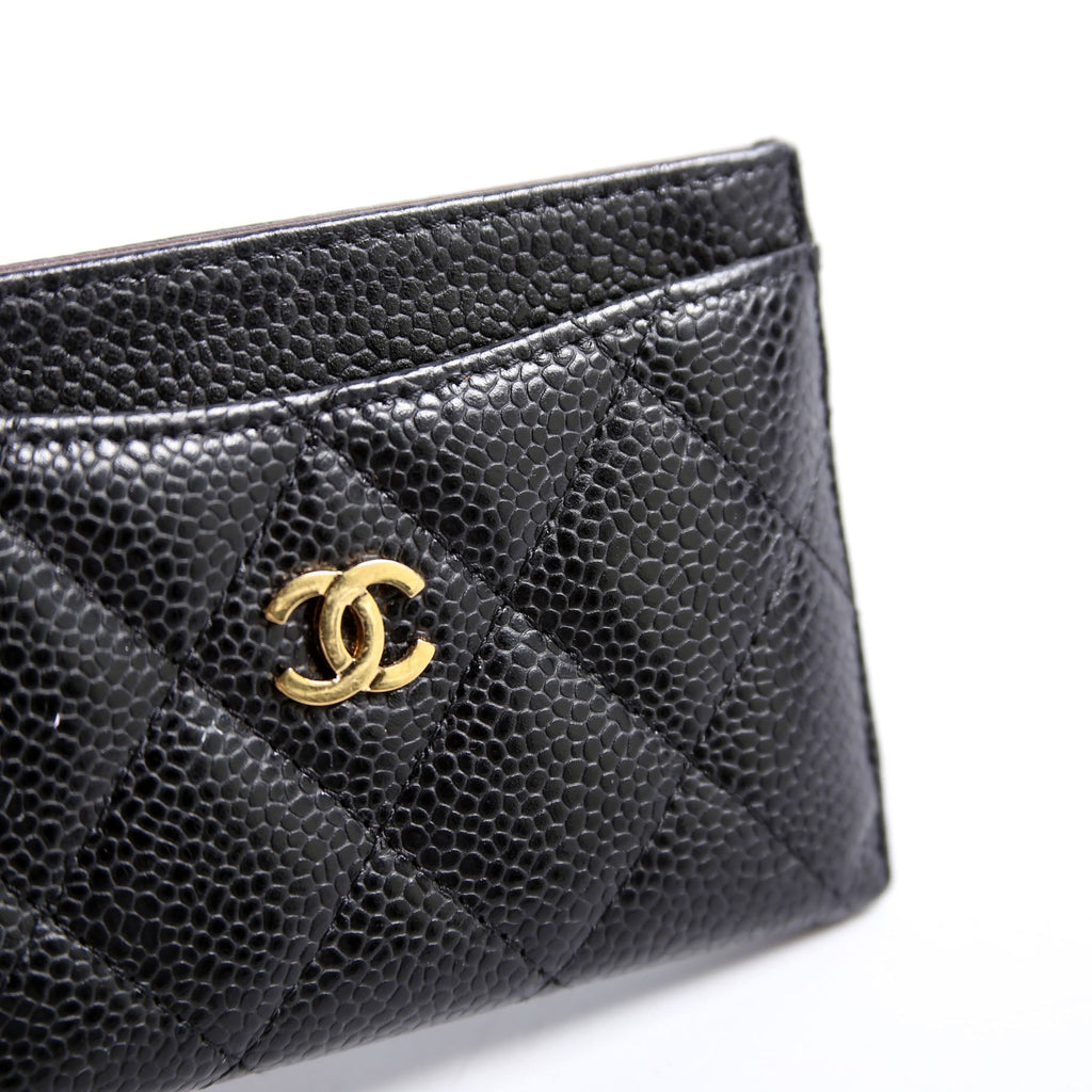 Classic Card Holder Caviar 29M Black