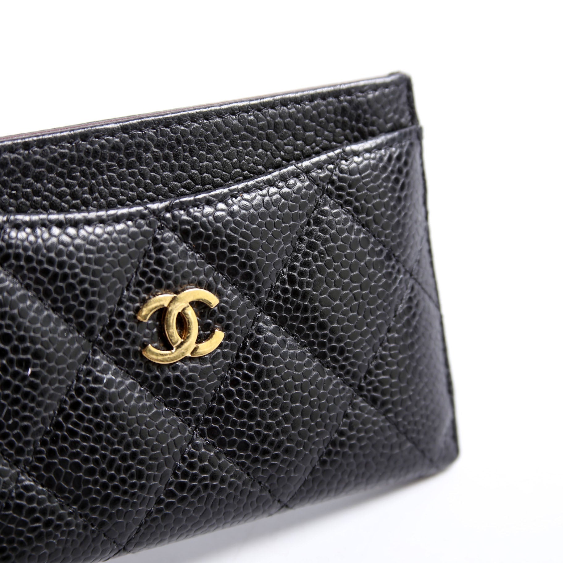 Classic Card Holder Caviar 29M Black