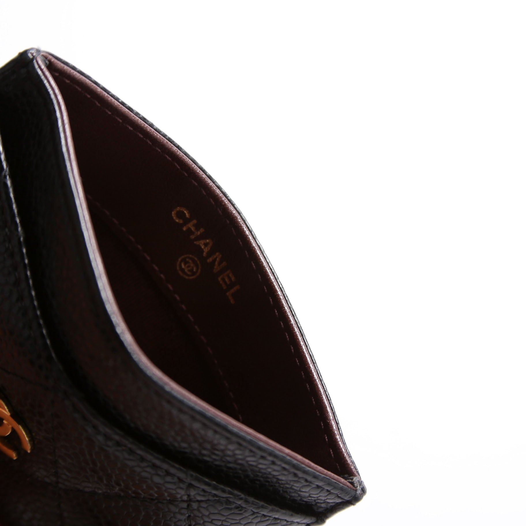 Classic Card Holder Caviar 29M Black