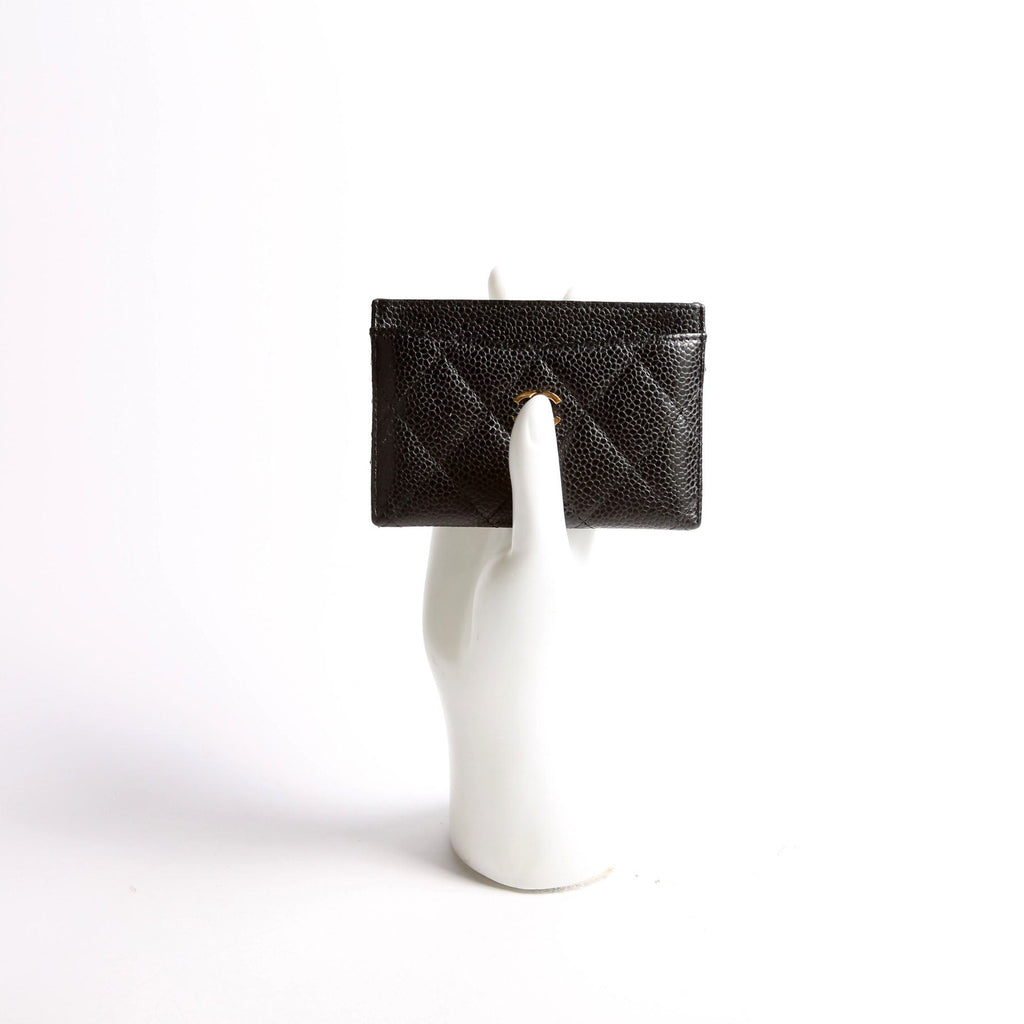Classic Card Holder Caviar 29M Black