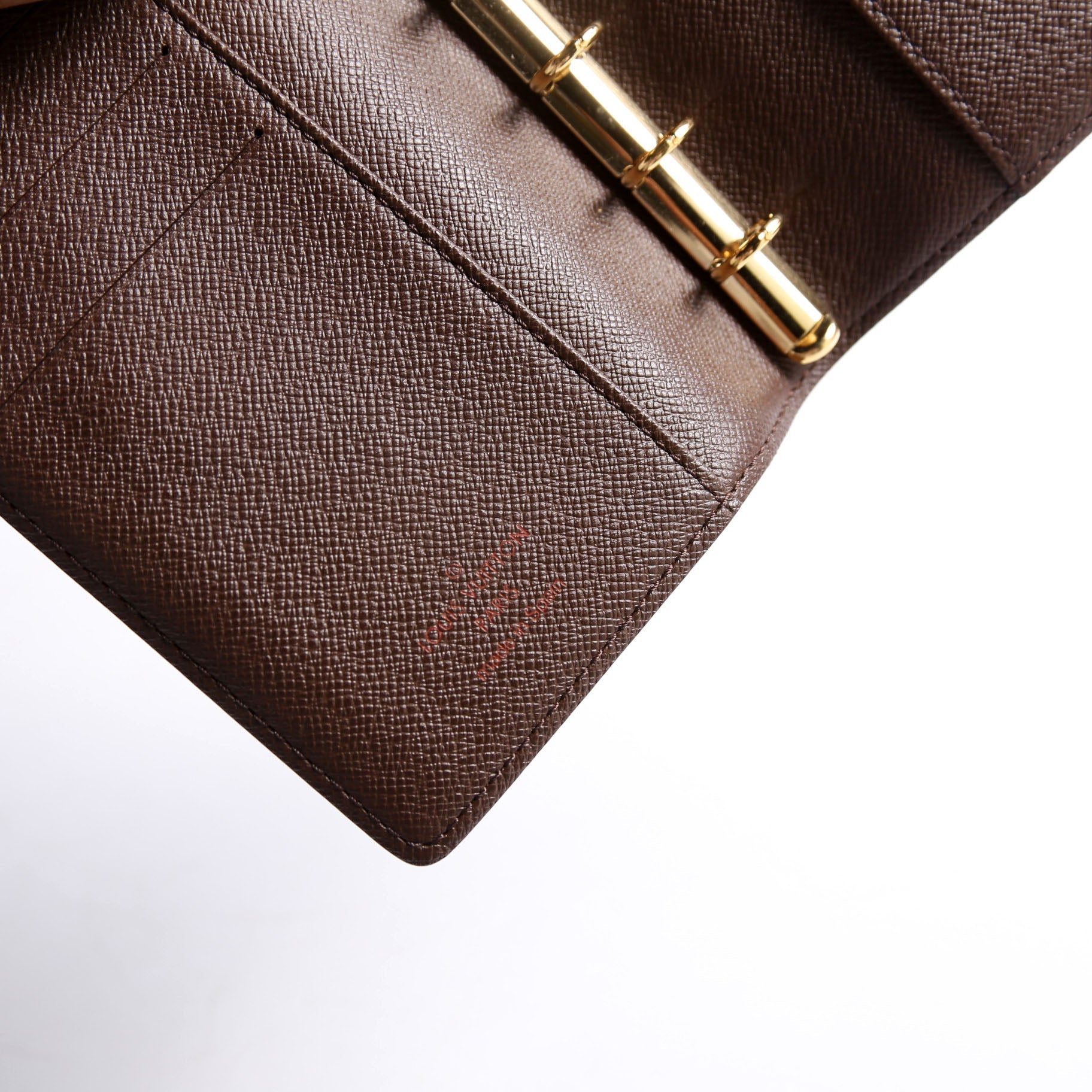 Agenda Small Ring Damier Ebene