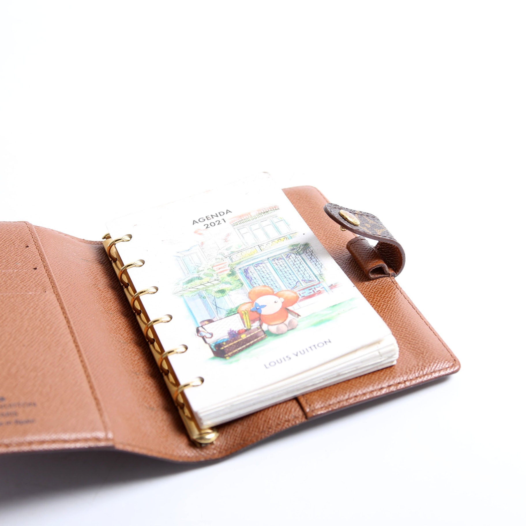 Agenda Small Ring Monogram