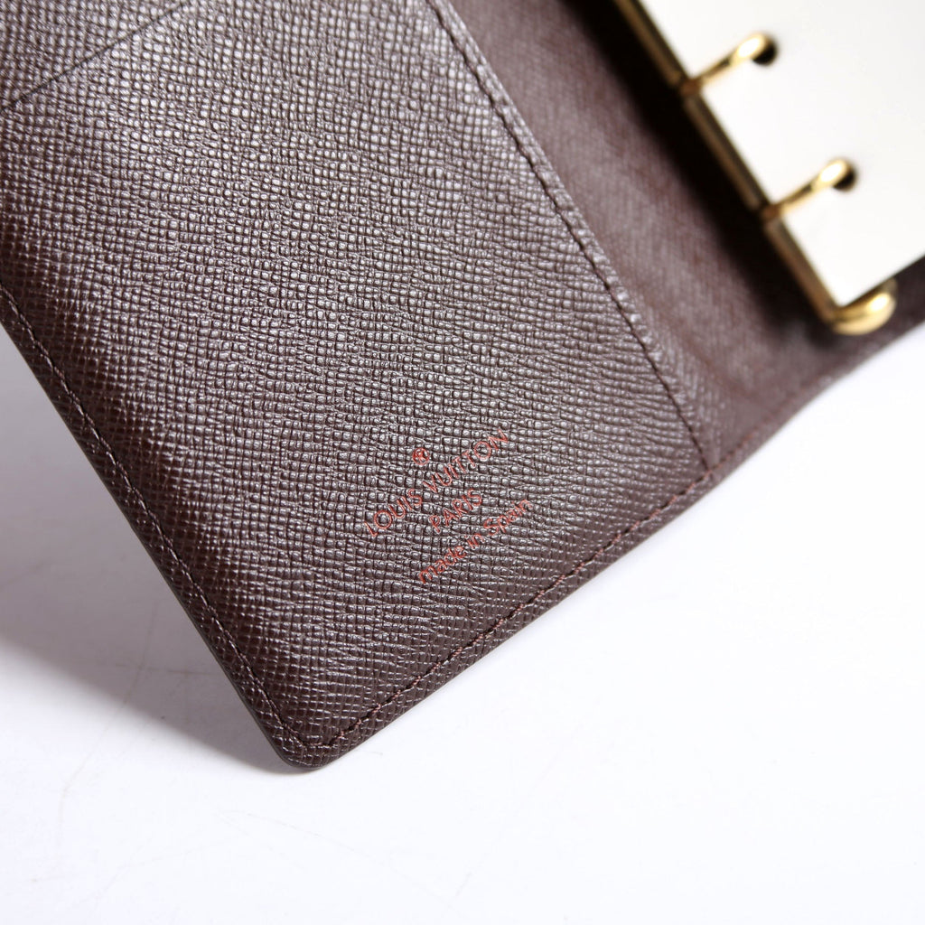 Agenda Small Ring Damier Ebene