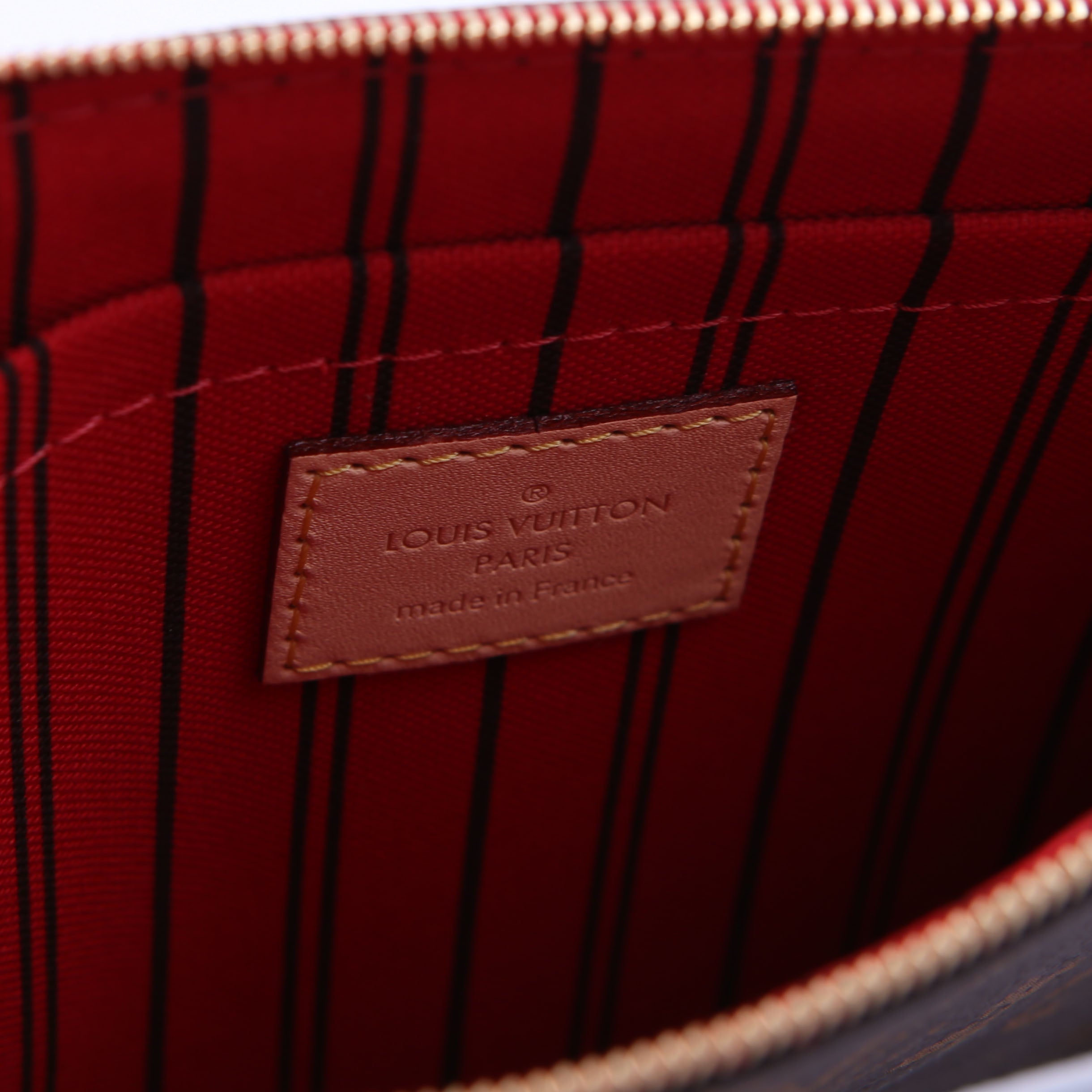Pochette Only Neverfull Monogram Red