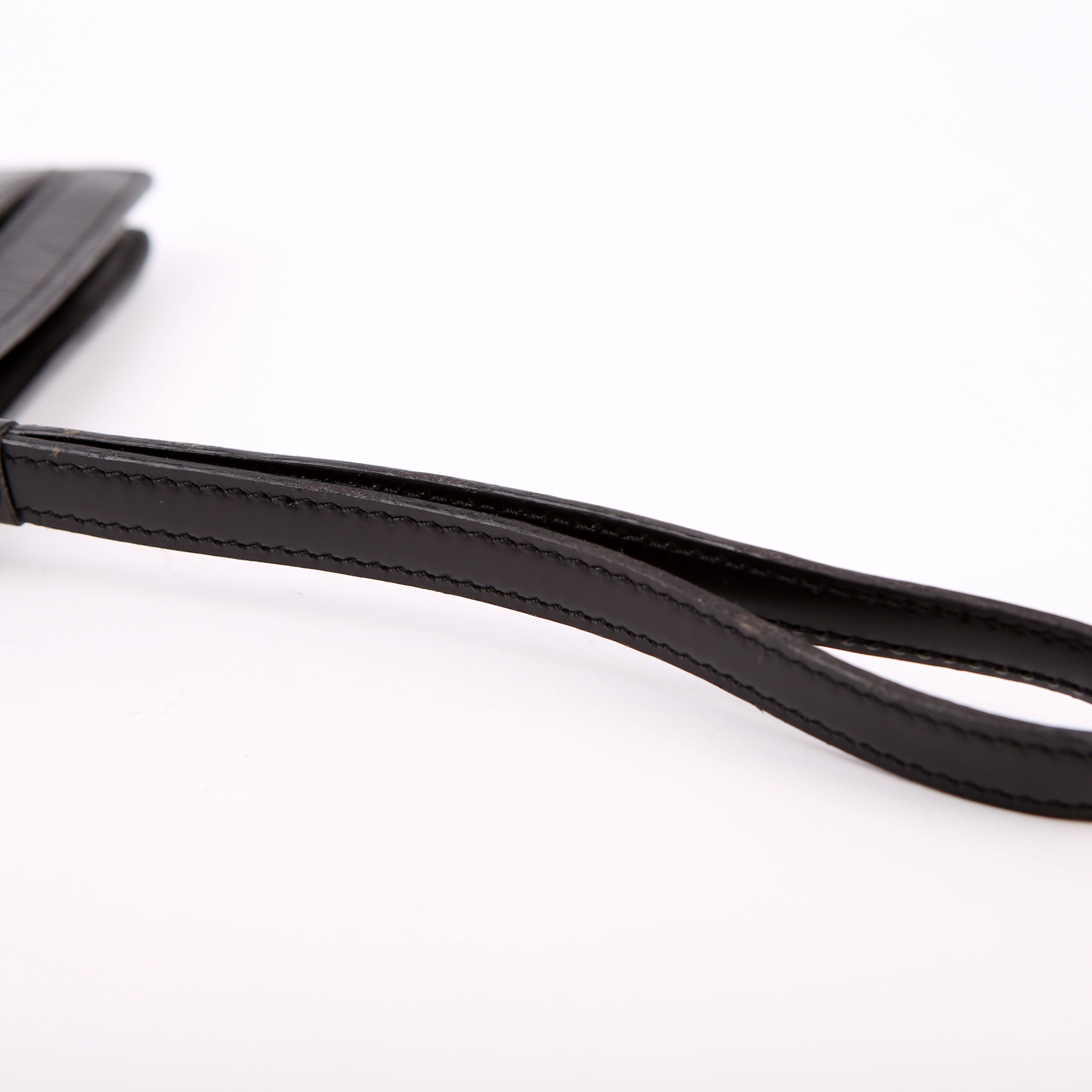 Pochette Sellier Dragonne Clutch Epi Black
