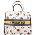 Dior Book Tote Large Embroidered Pixel Zodiac Multicolor