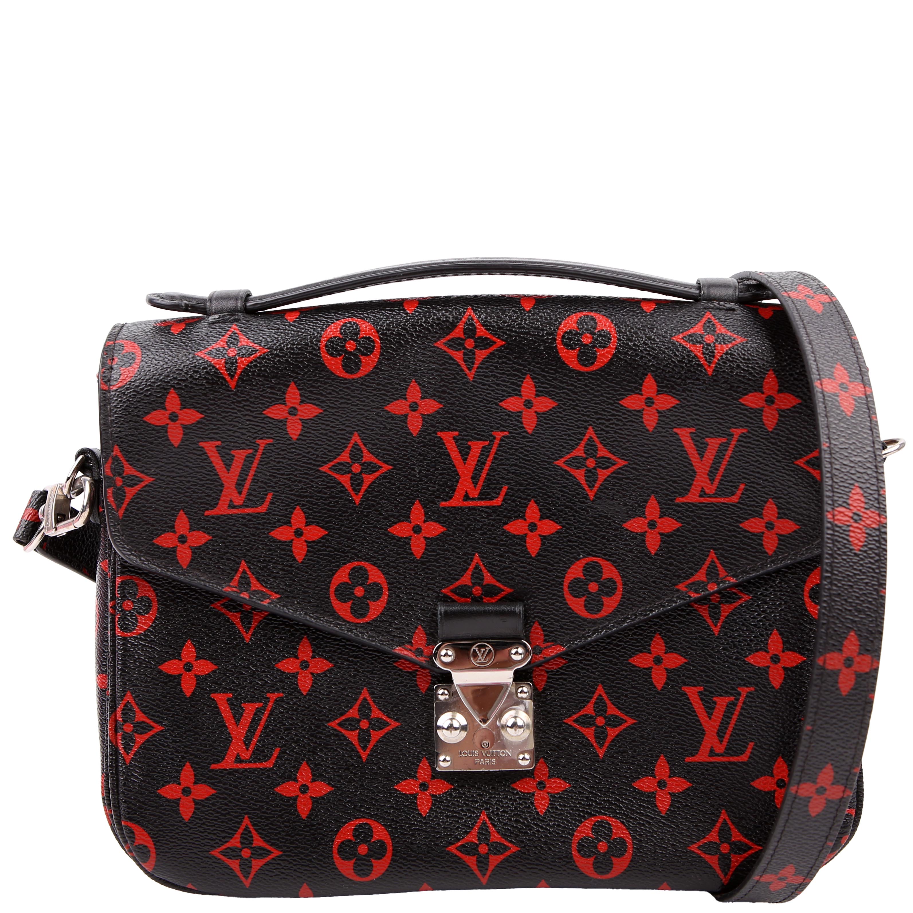 Pochette Metis Monogram Infrarouge Red/Black