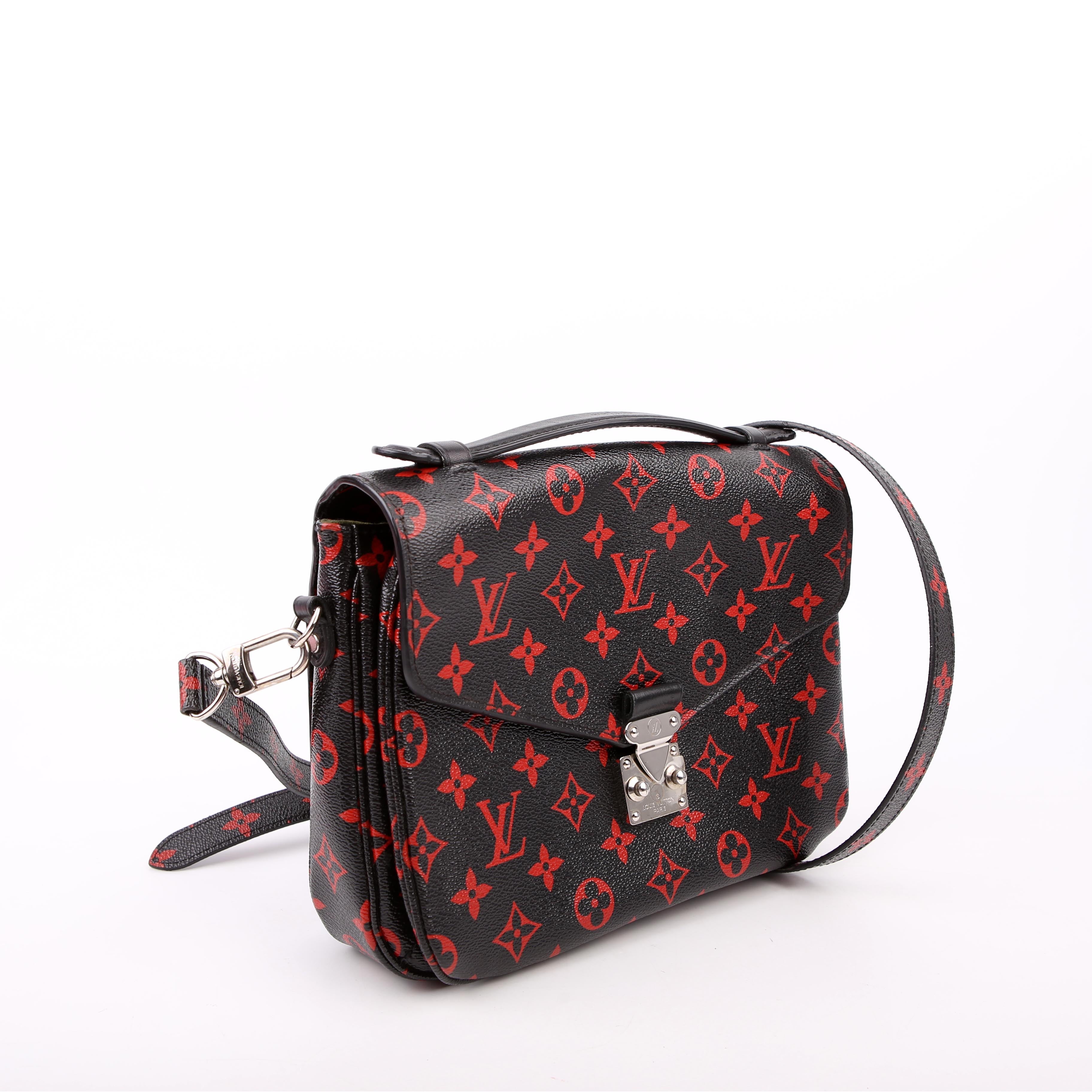 Pochette Metis Monogram Infrarouge Red/Black