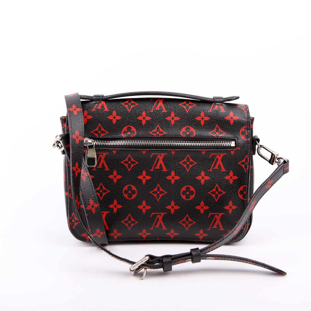 Pochette Metis Monogram Infrarouge Red/Black