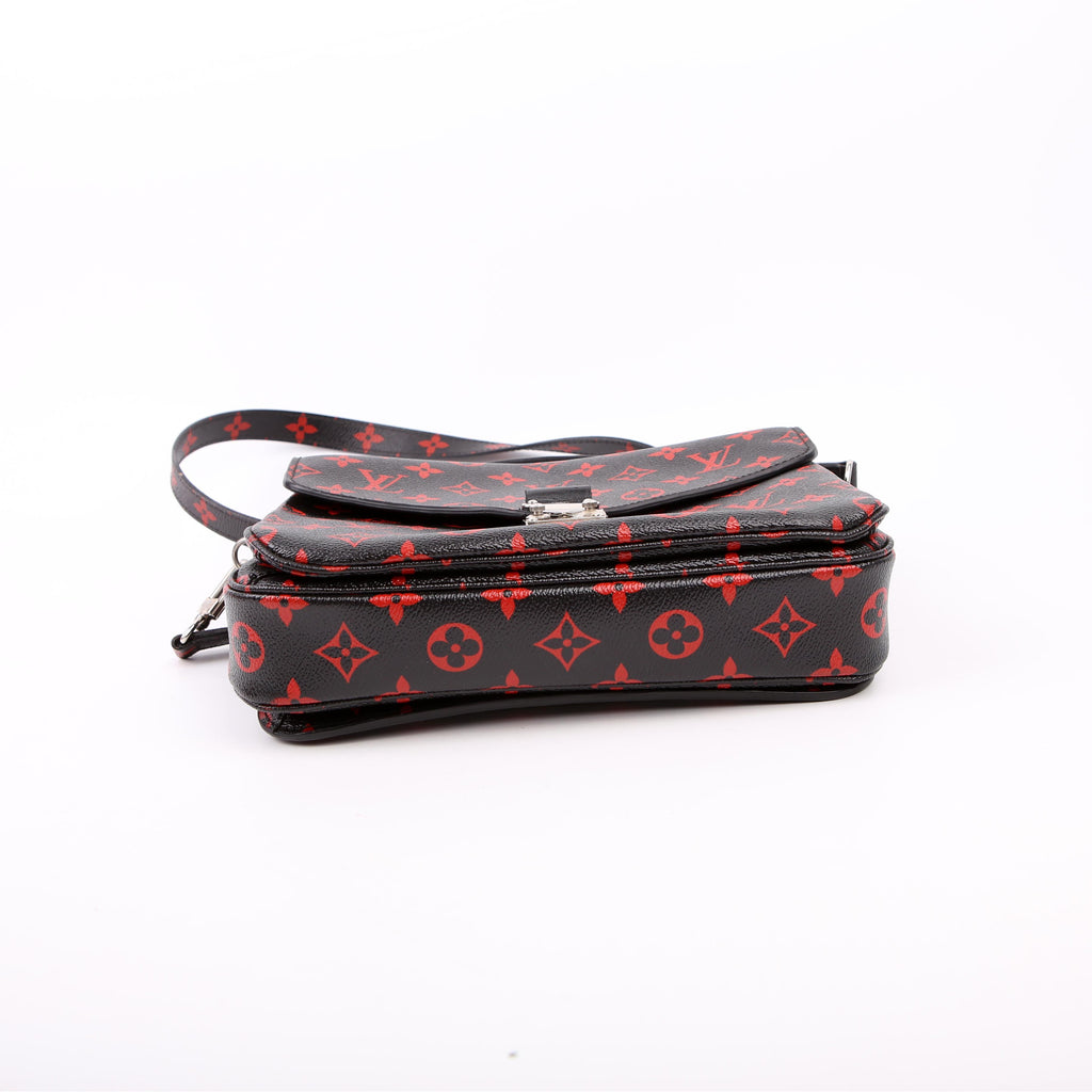 Pochette Metis Monogram Infrarouge Red/Black