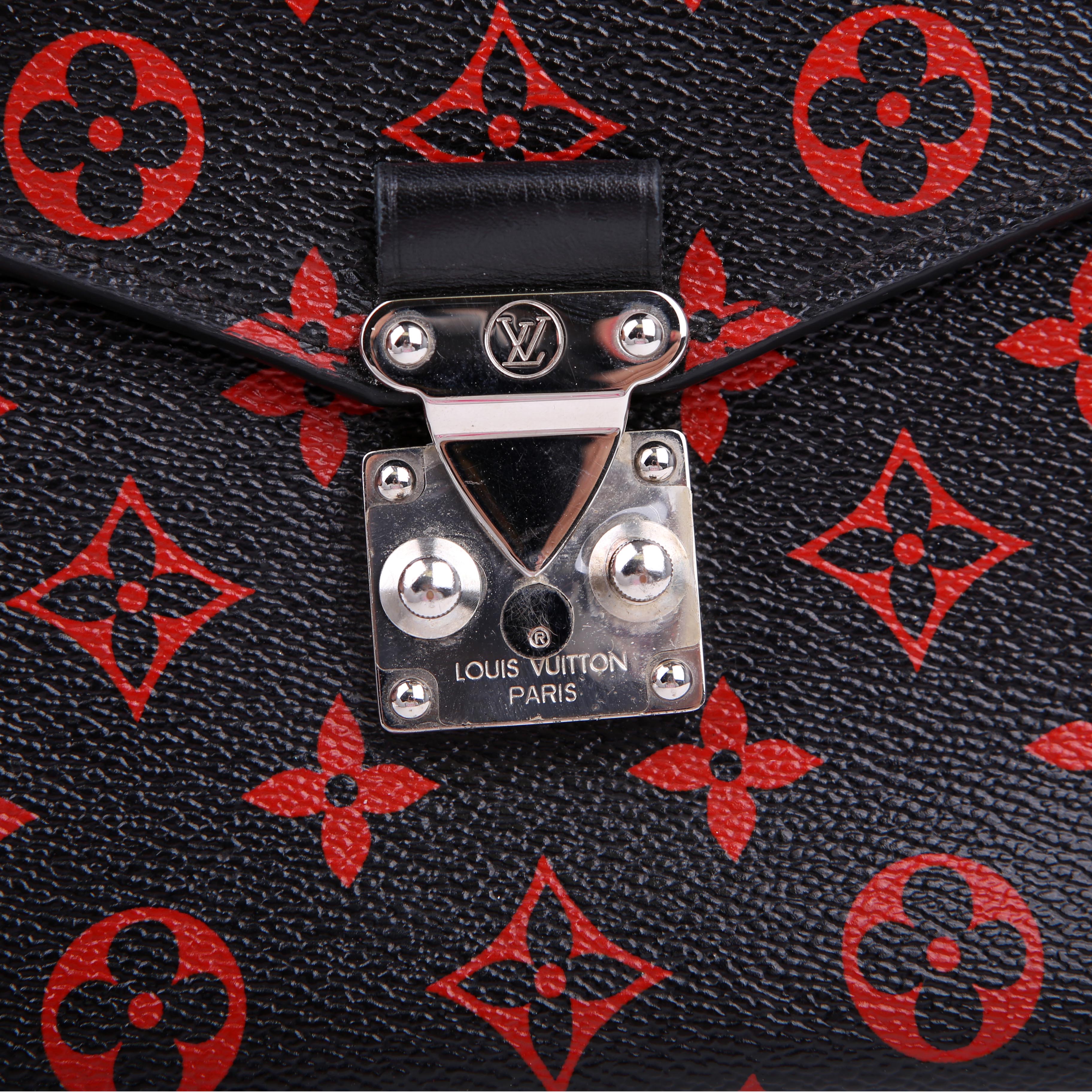 Pochette Metis Monogram Infrarouge Red/Black