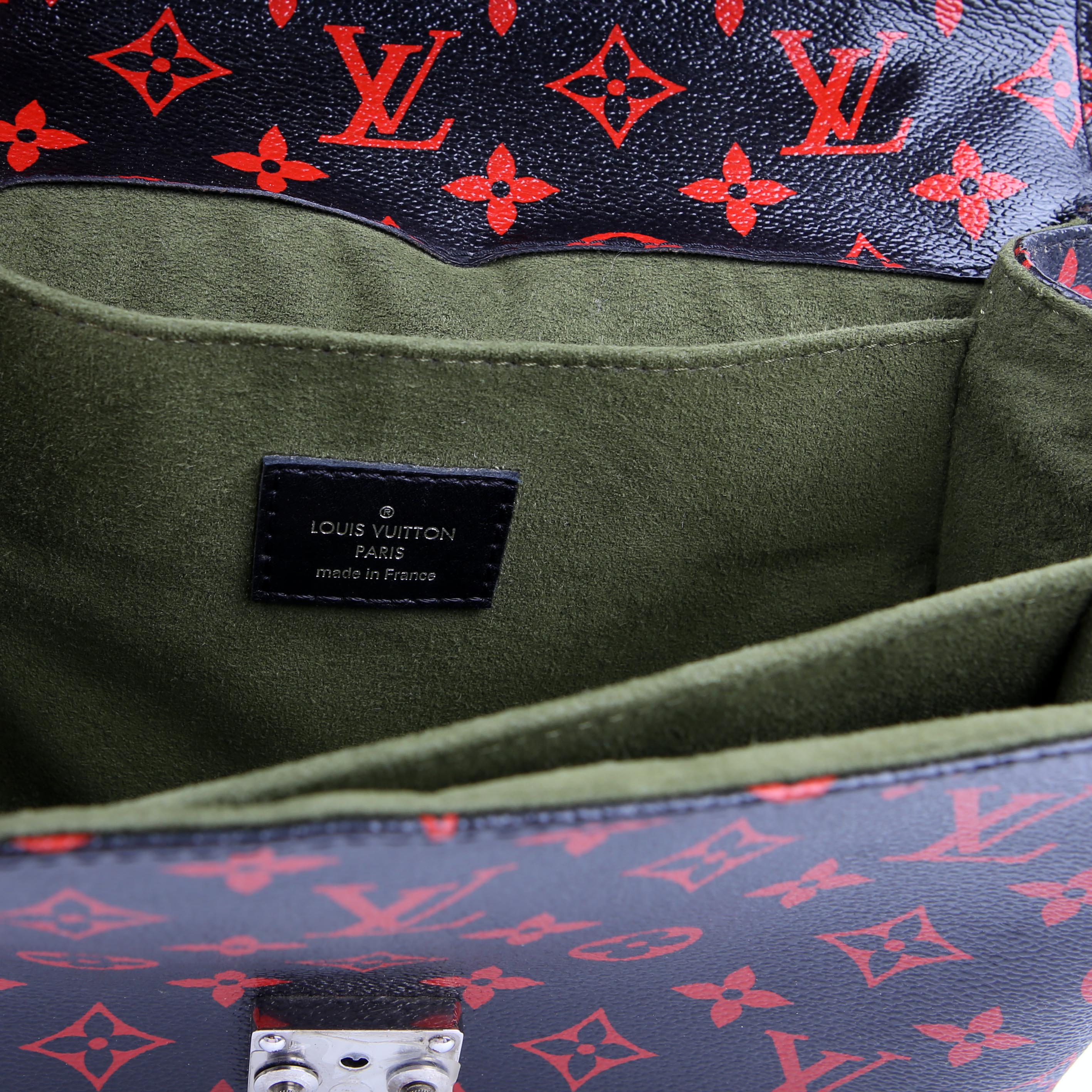 Pochette Metis Monogram Infrarouge Red/Black