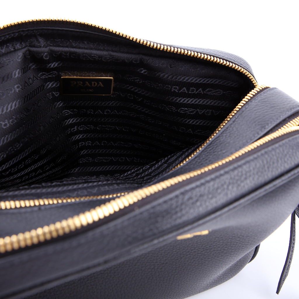 Vitello Phenix Camera Bag Black