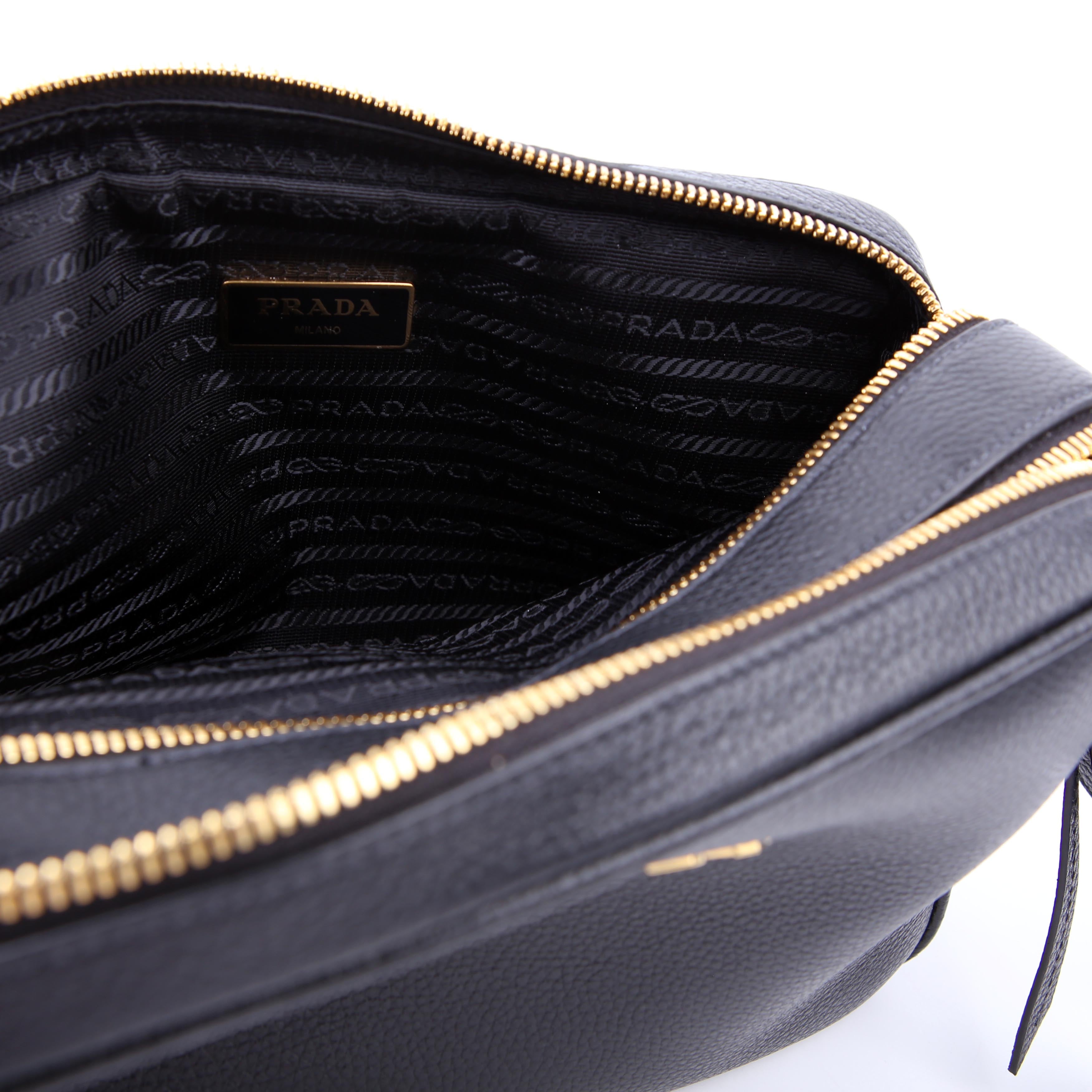 Vitello Phenix Camera Bag Black