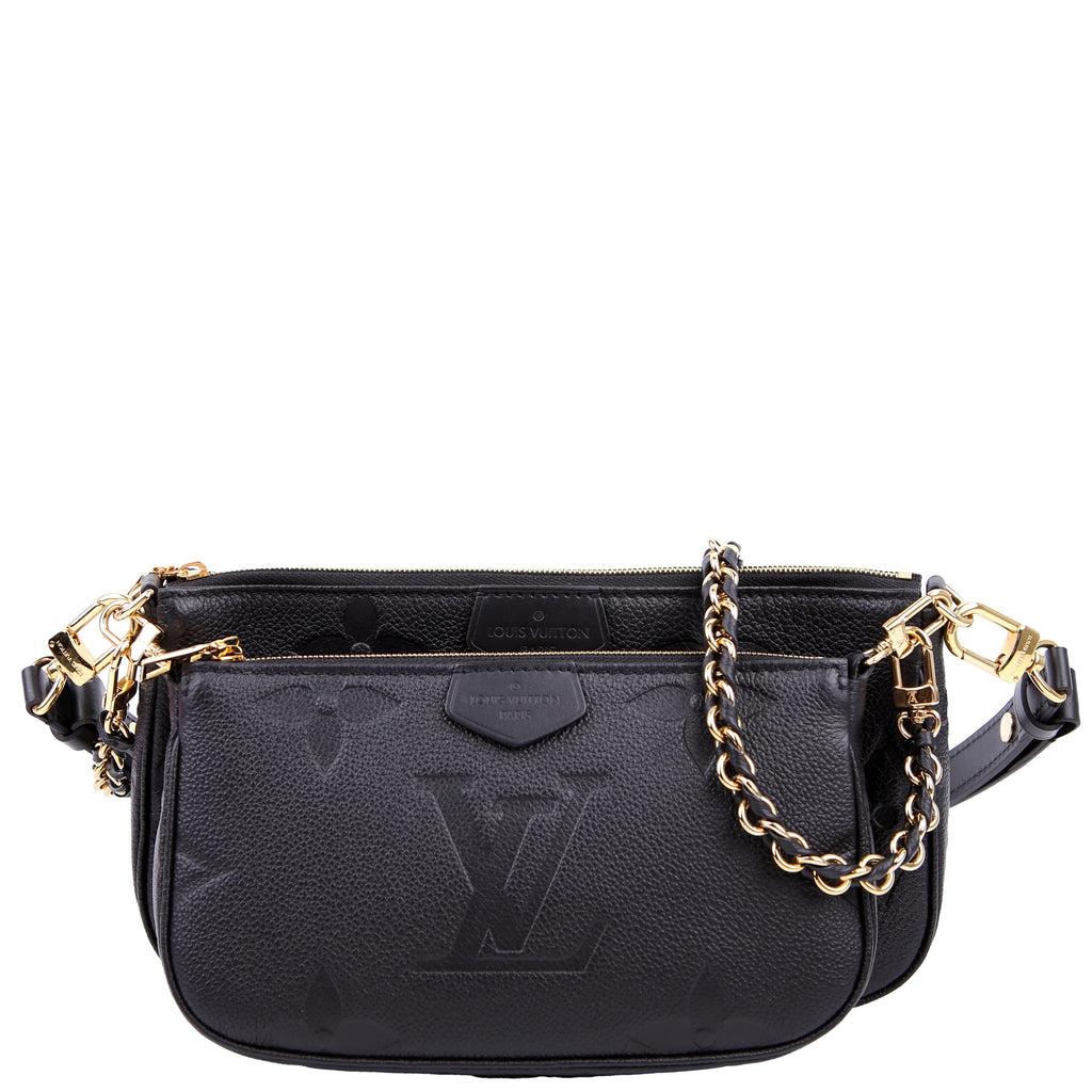 Multi Pochette Empreinte Black