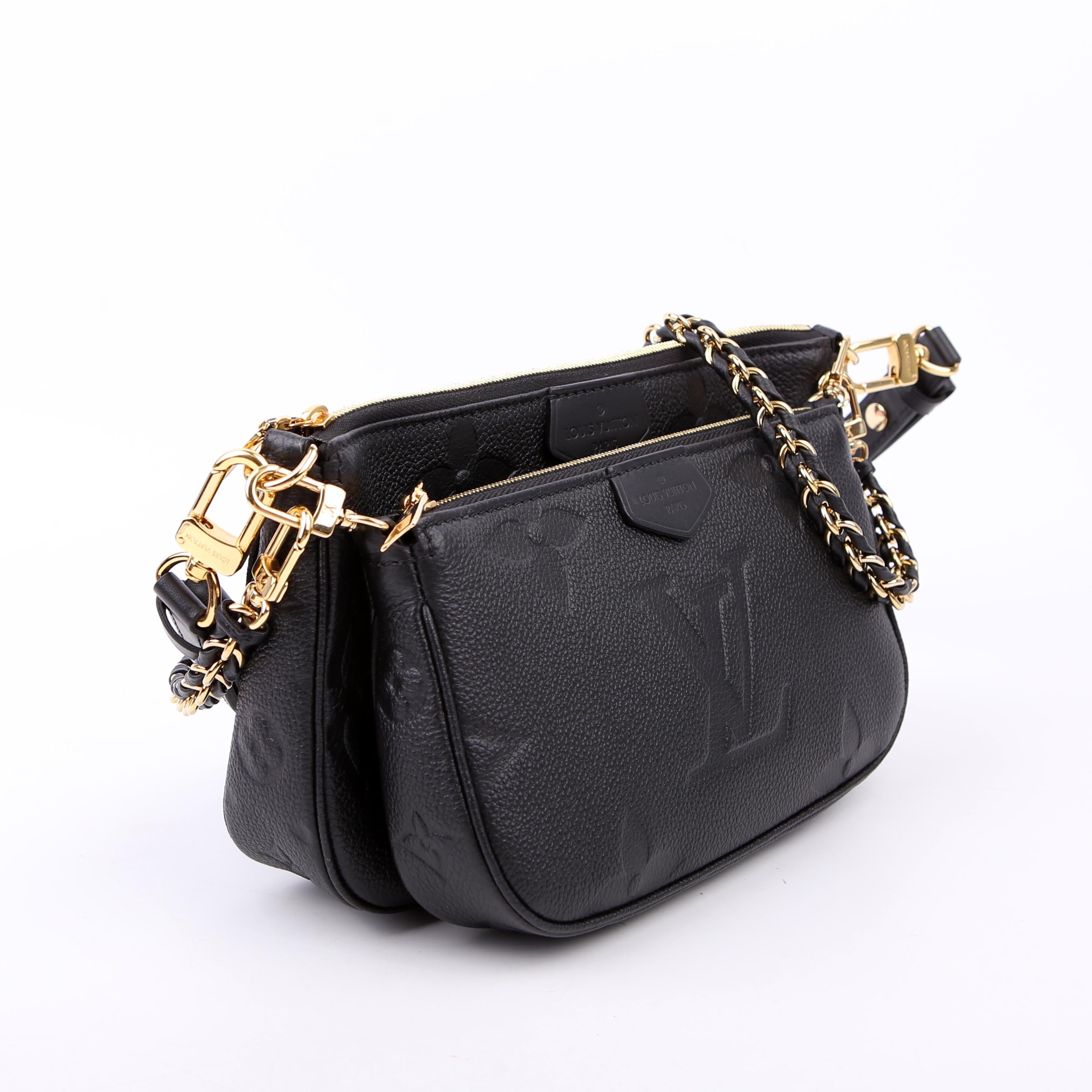 Multi Pochette Empreinte Black