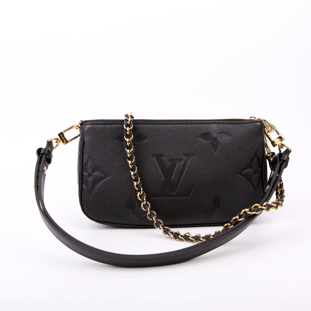 Multi Pochette Empreinte Black