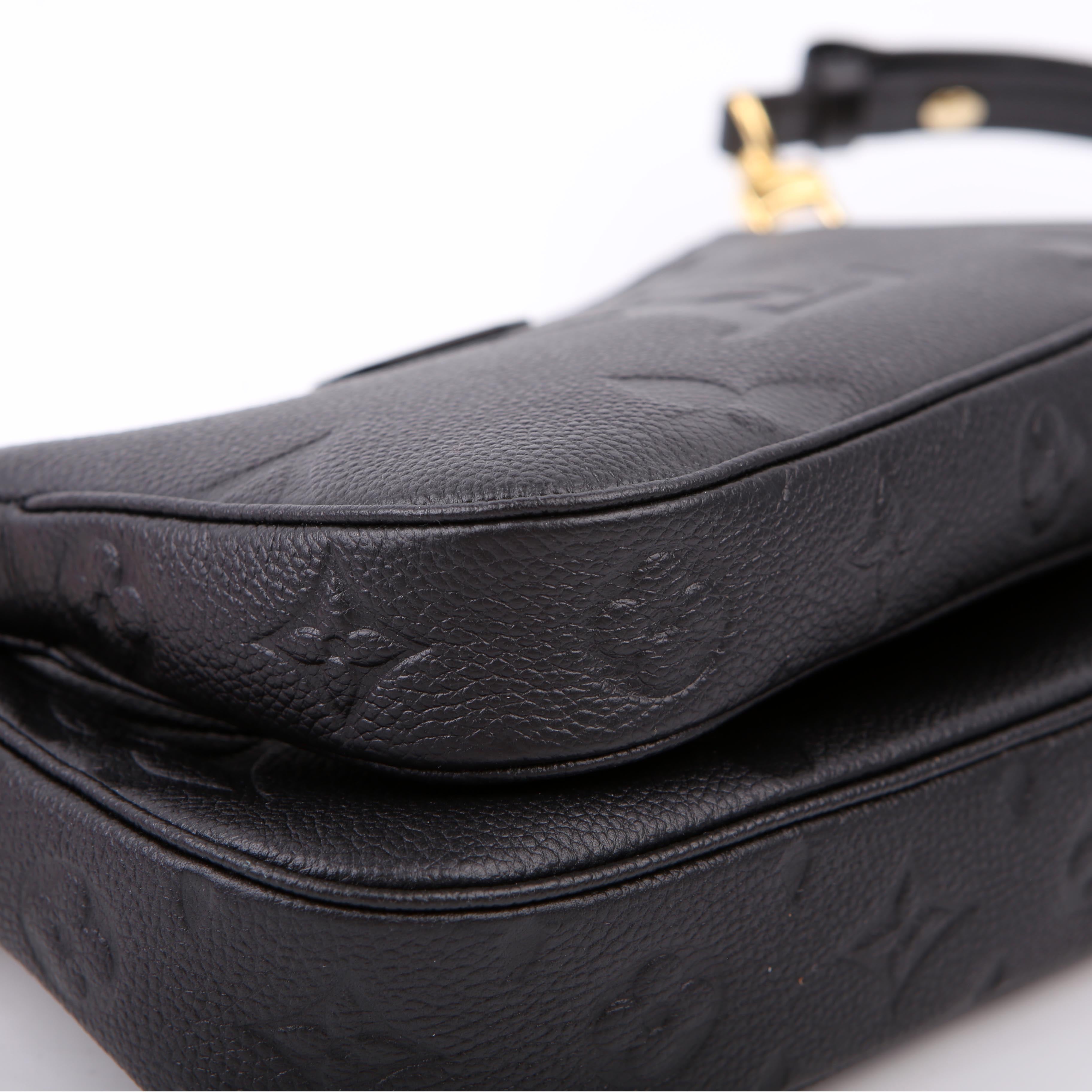 Multi Pochette Empreinte Black
