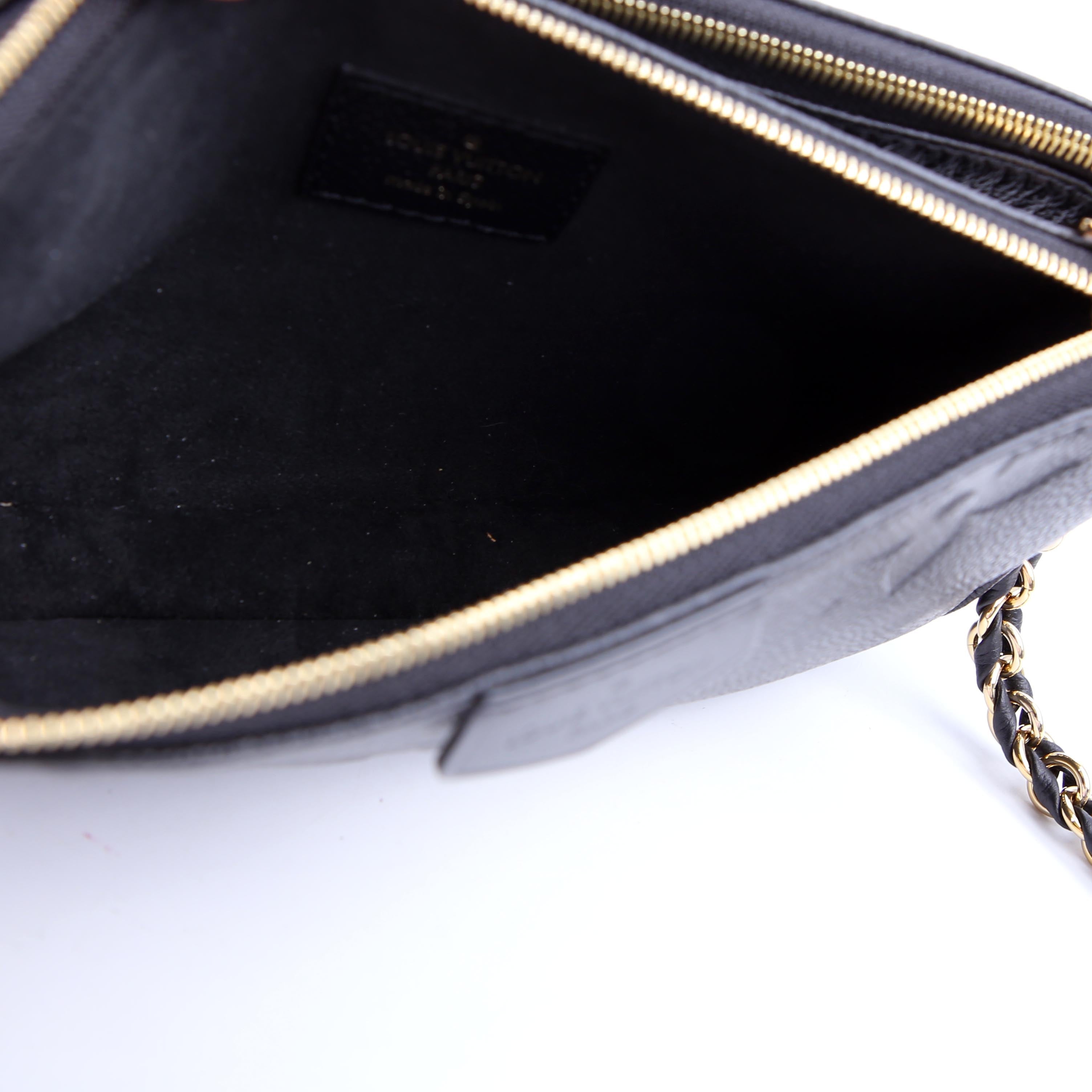 Multi Pochette Empreinte Black