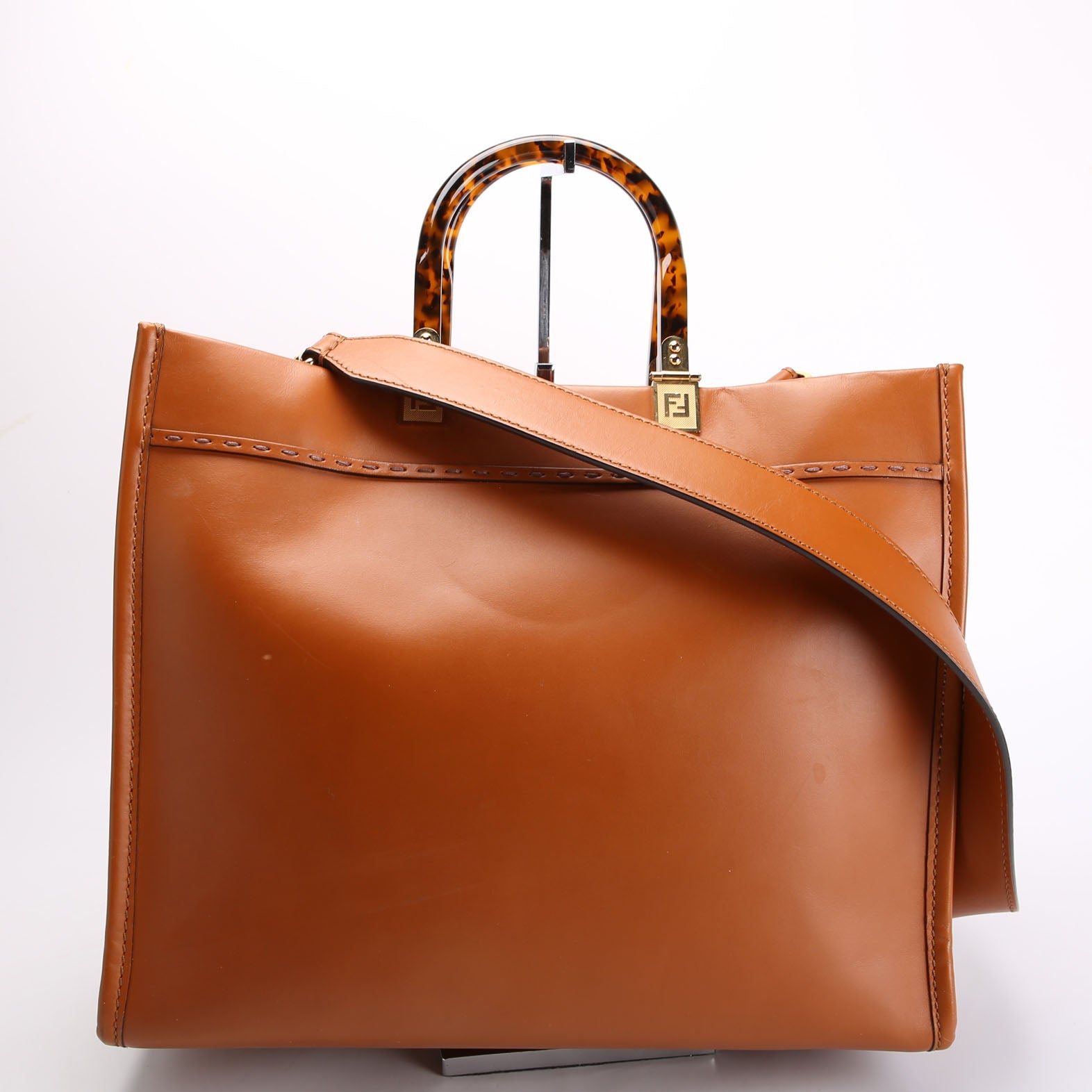 Fendi 8BH386 Sunshine Shopper Medium Leather