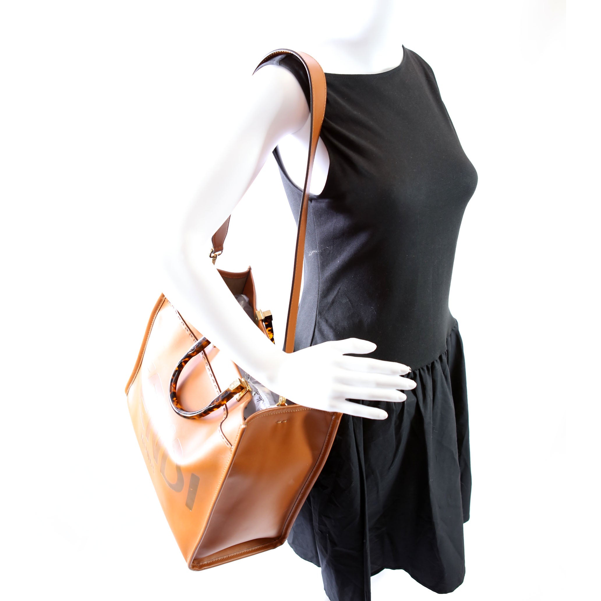 Fendi 8BH386 Sunshine Shopper Medium Leather