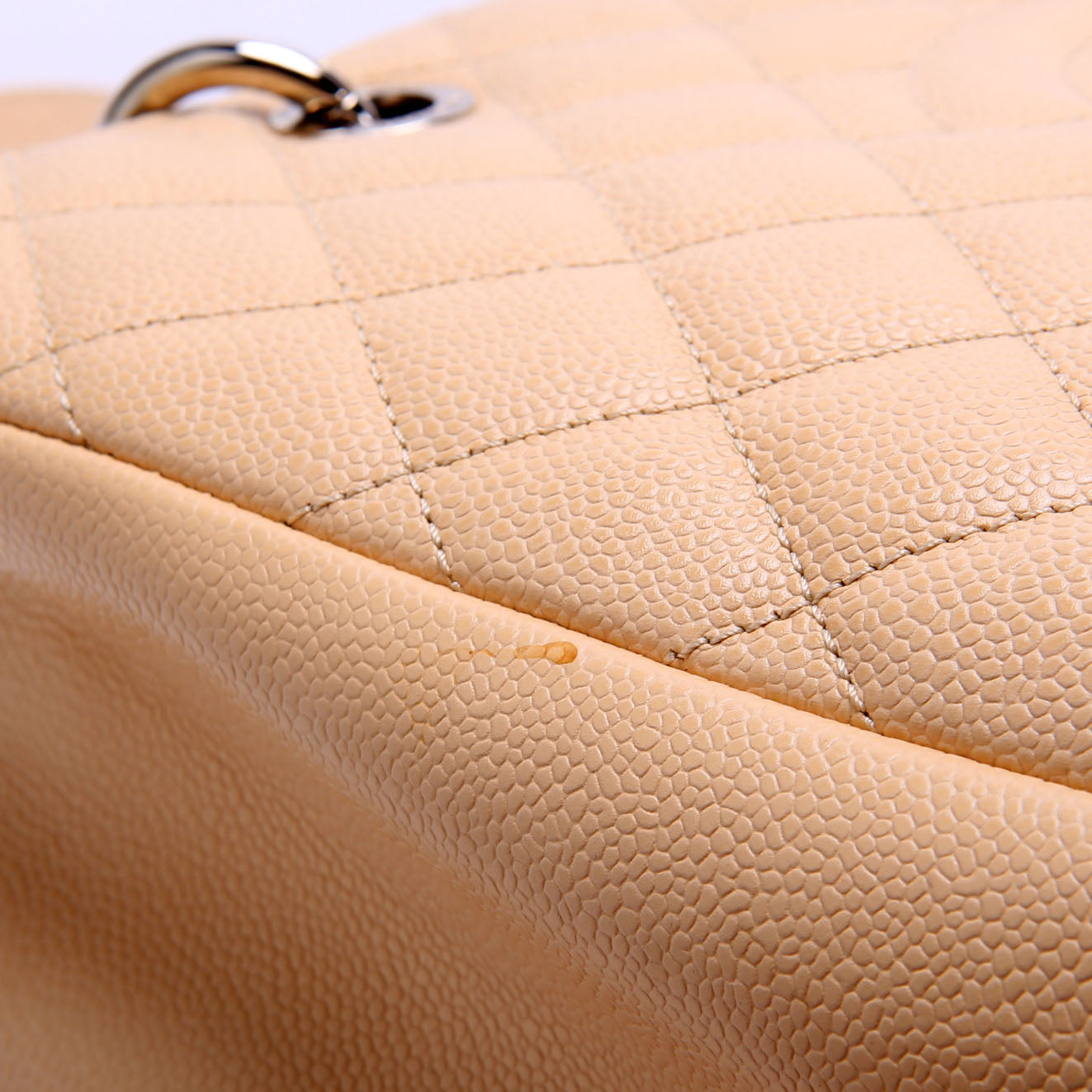 Grand Shopping Tote Caviar Nude