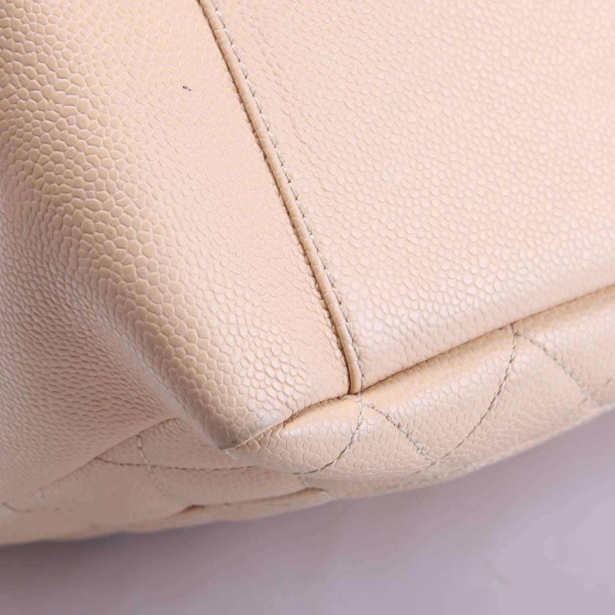 Grand Shopping Tote Caviar Nude