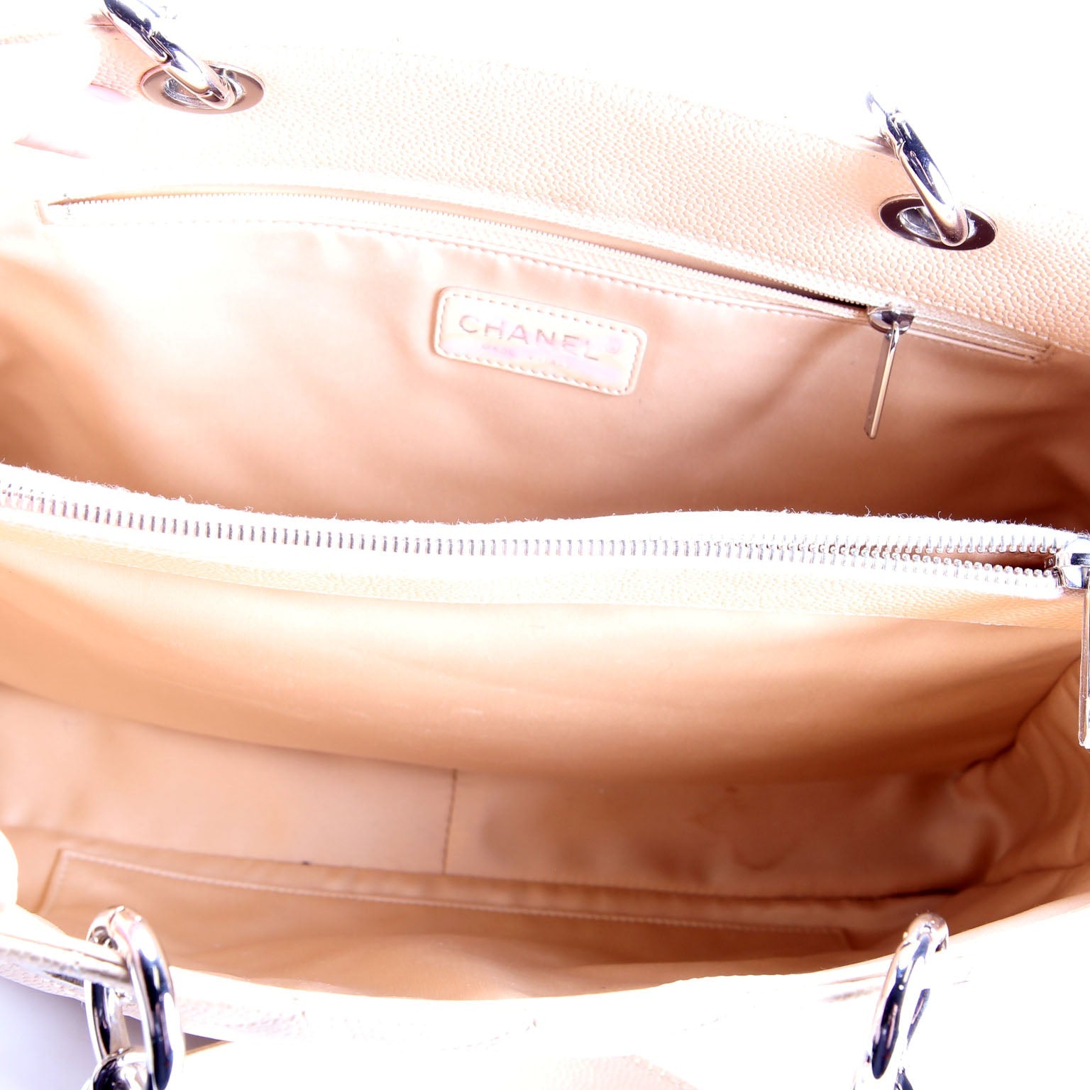Grand Shopping Tote Caviar Nude