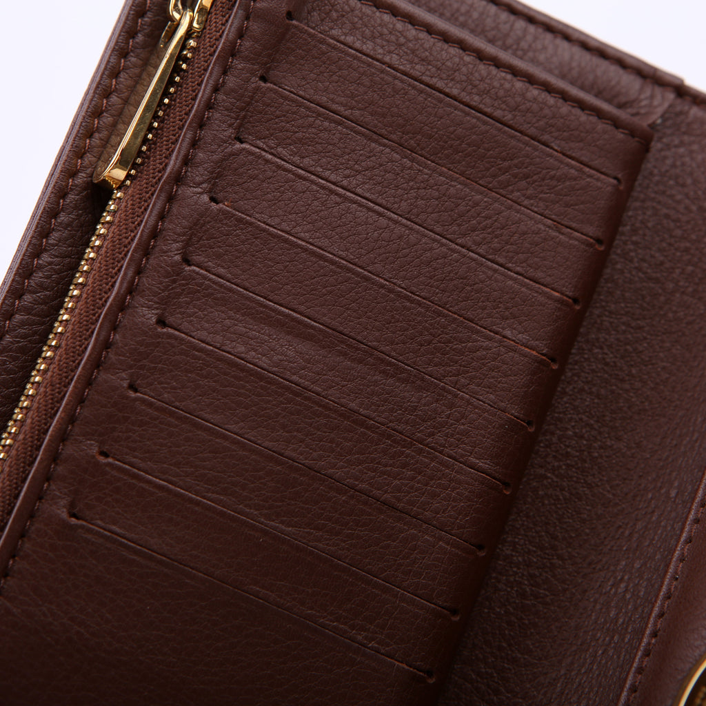 Amelia Wallet Mahina Brown