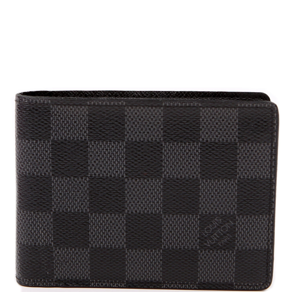 Mens Multiple Wallet Damier Graphite