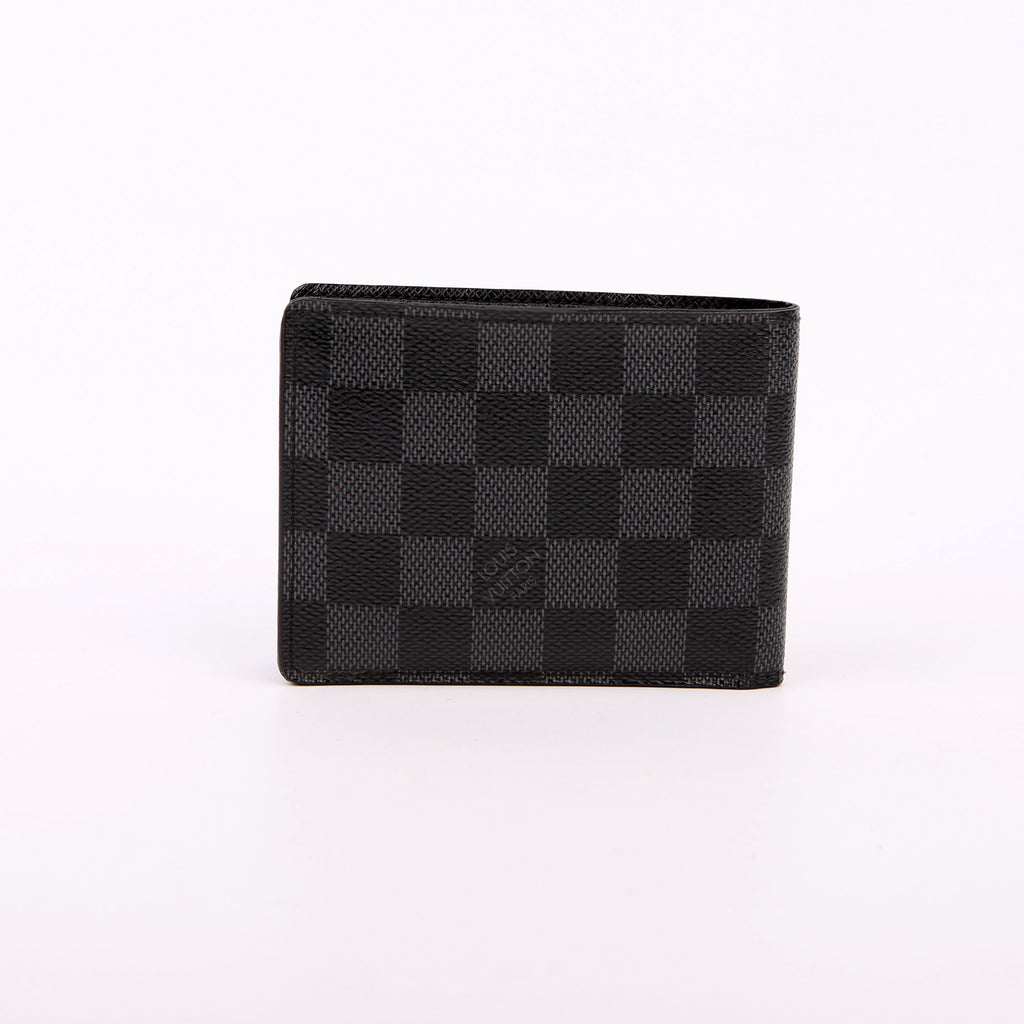 Mens Multiple Wallet Damier Graphite