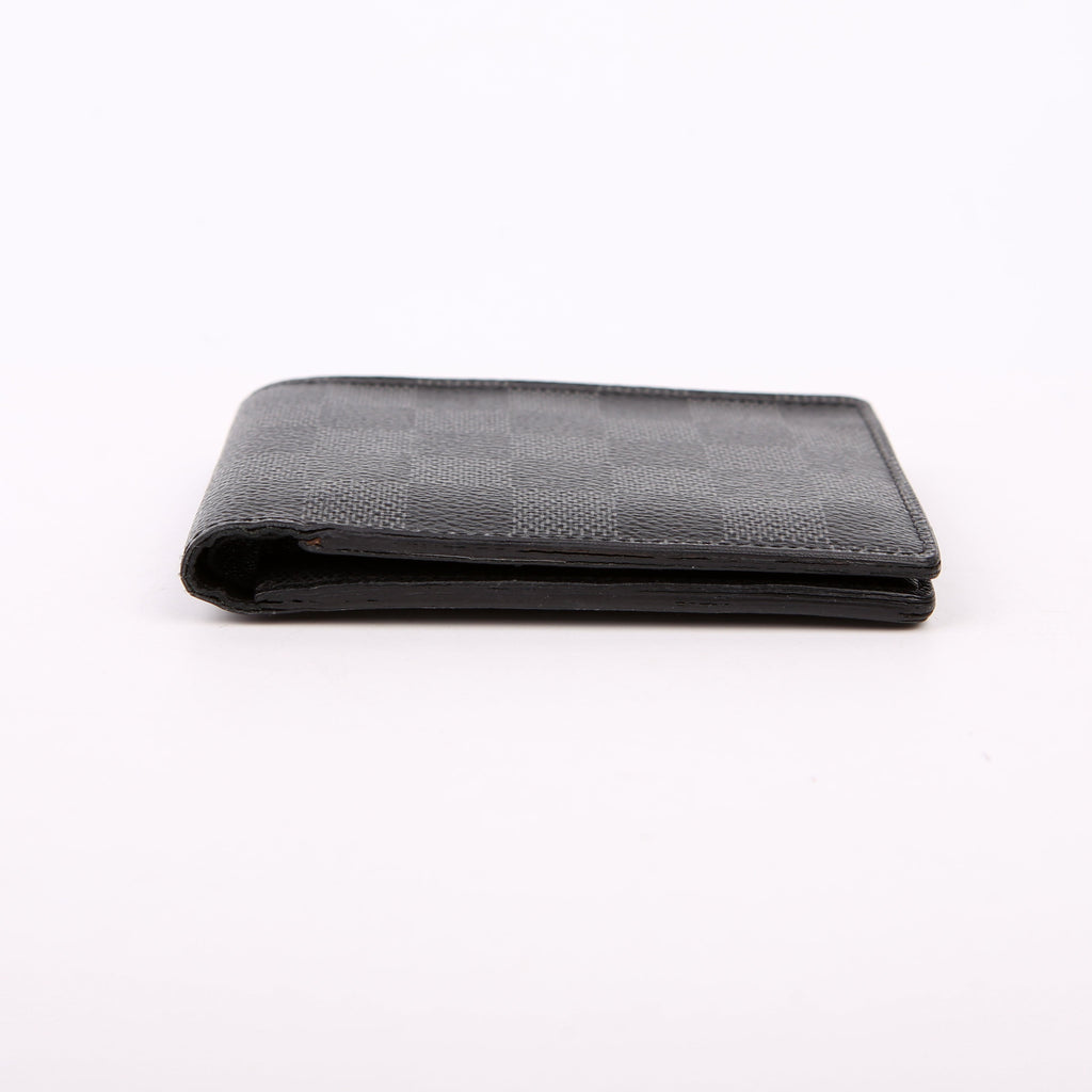 Mens Multiple Wallet Damier Graphite
