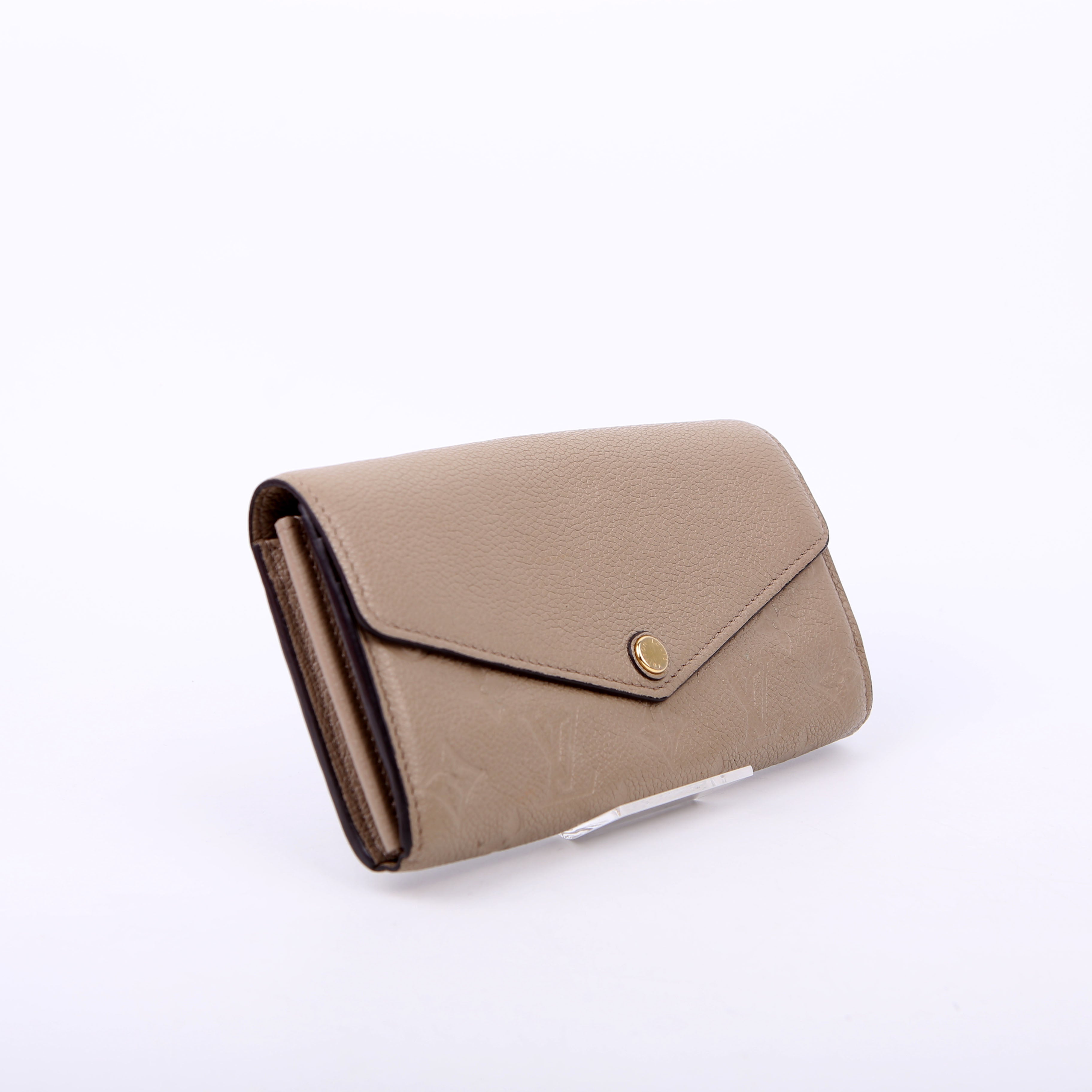 Sarah Wallet Empreinte Taupe