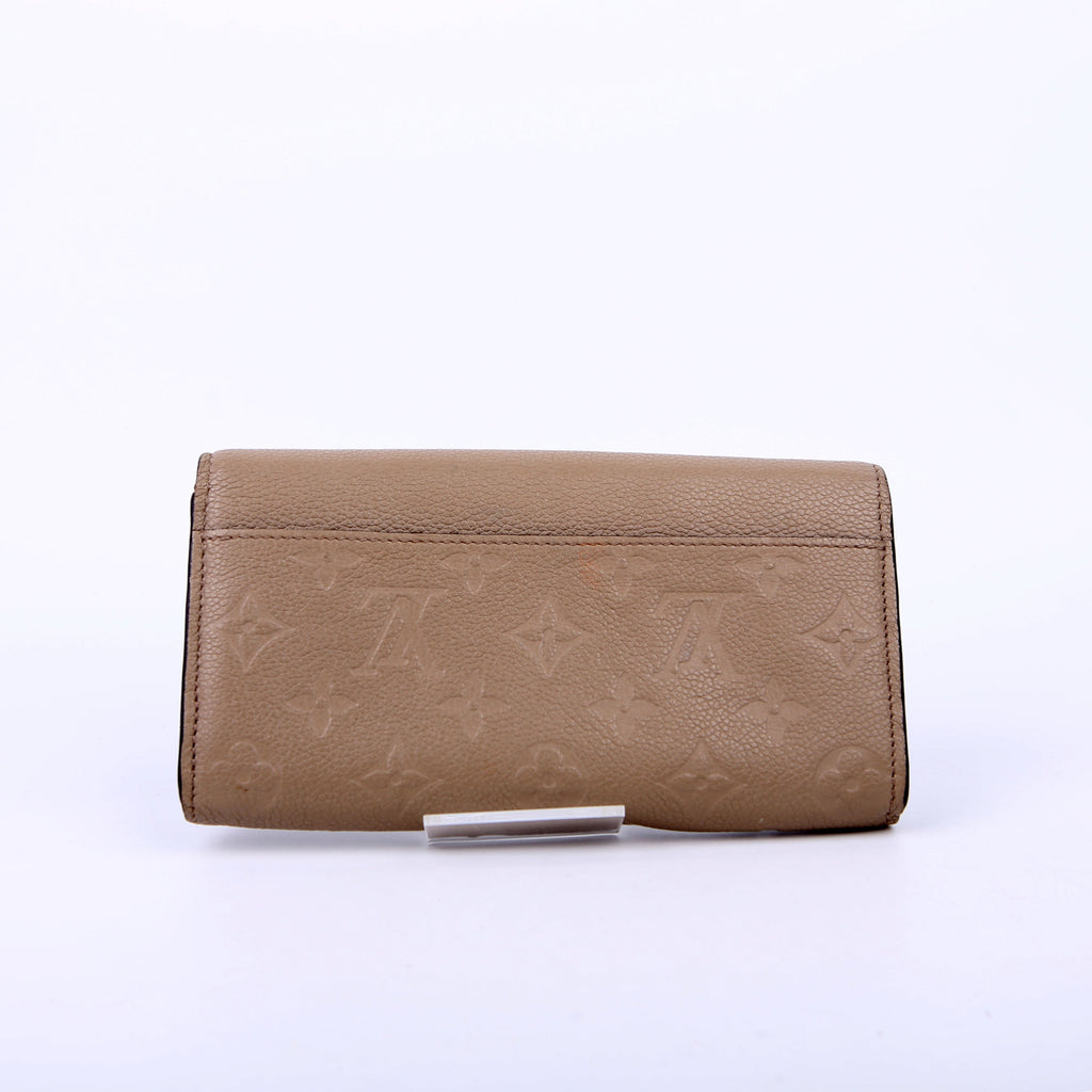 Sarah Wallet Empreinte Taupe