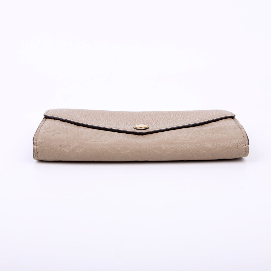Sarah Wallet Empreinte Taupe