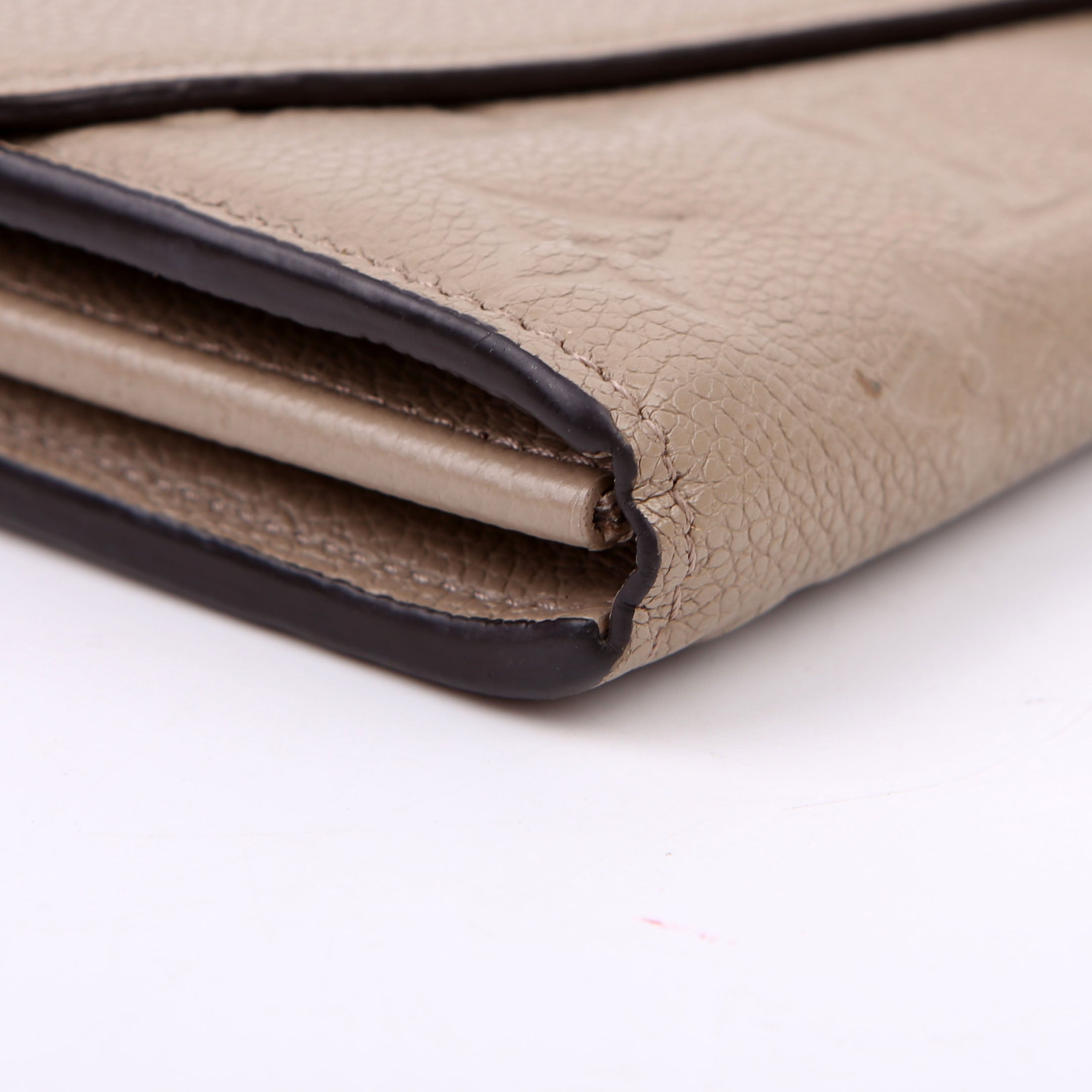 Sarah Wallet Empreinte Taupe