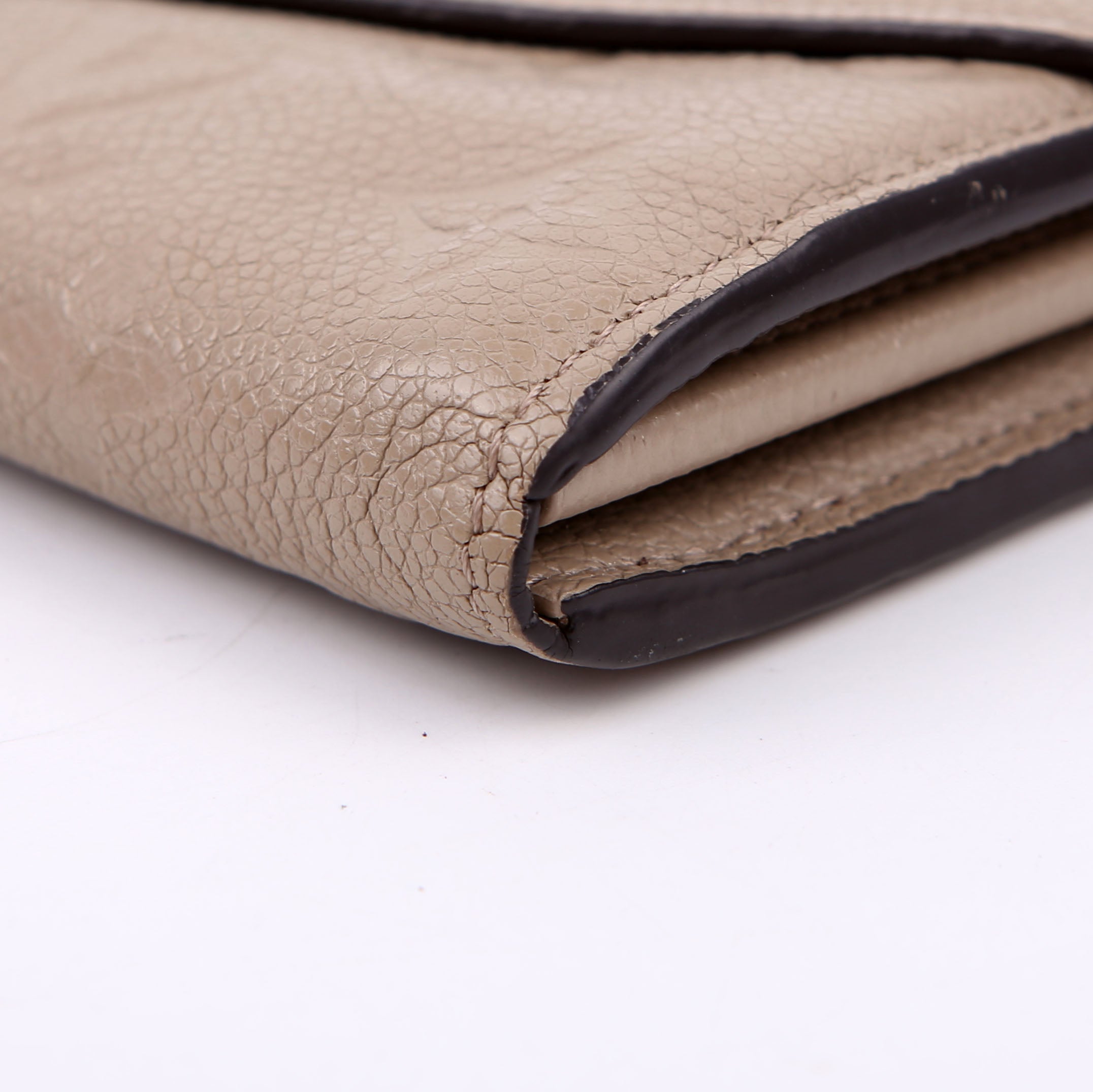 Sarah Wallet Empreinte Taupe