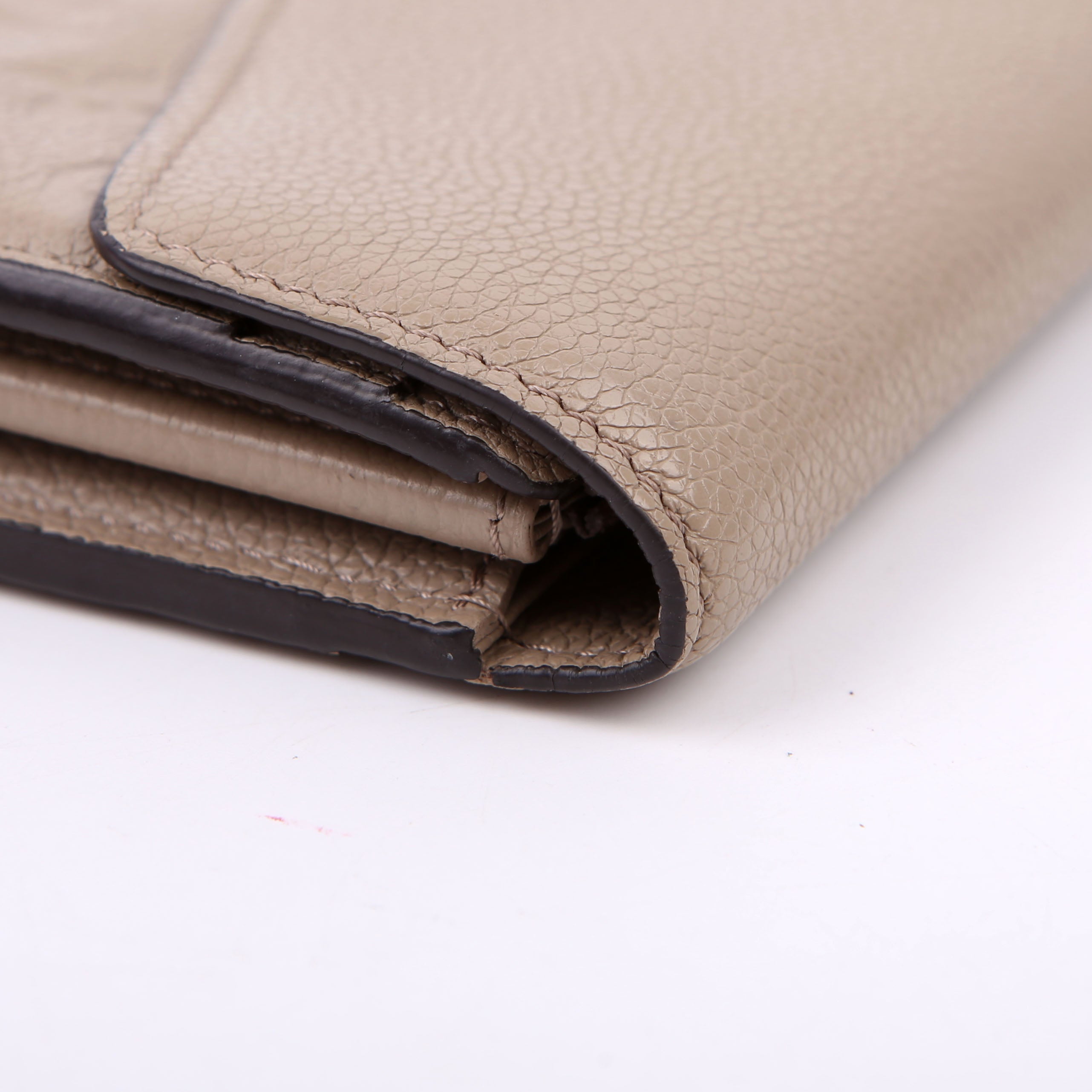 Sarah Wallet Empreinte Taupe