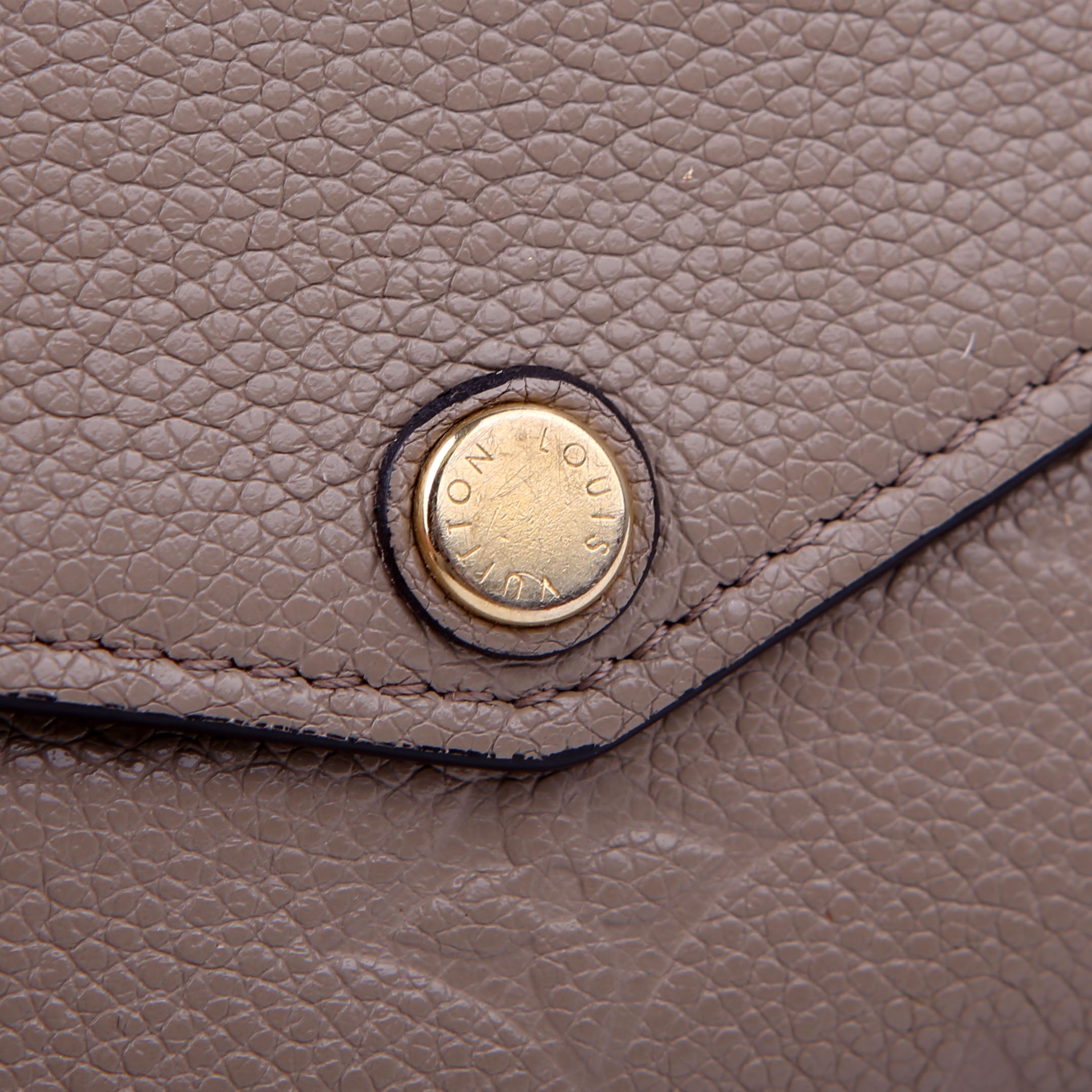 Sarah Wallet Empreinte Taupe