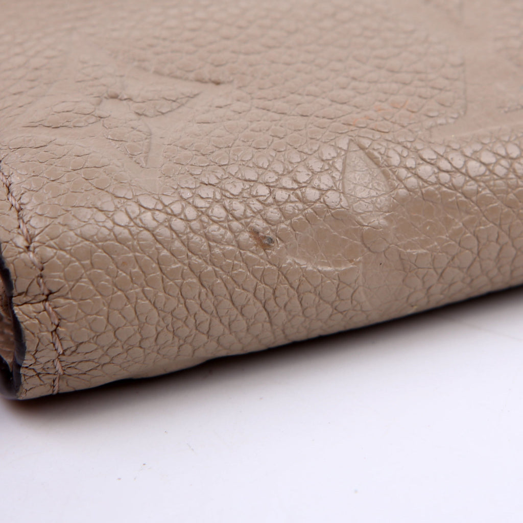 Sarah Wallet Empreinte Taupe