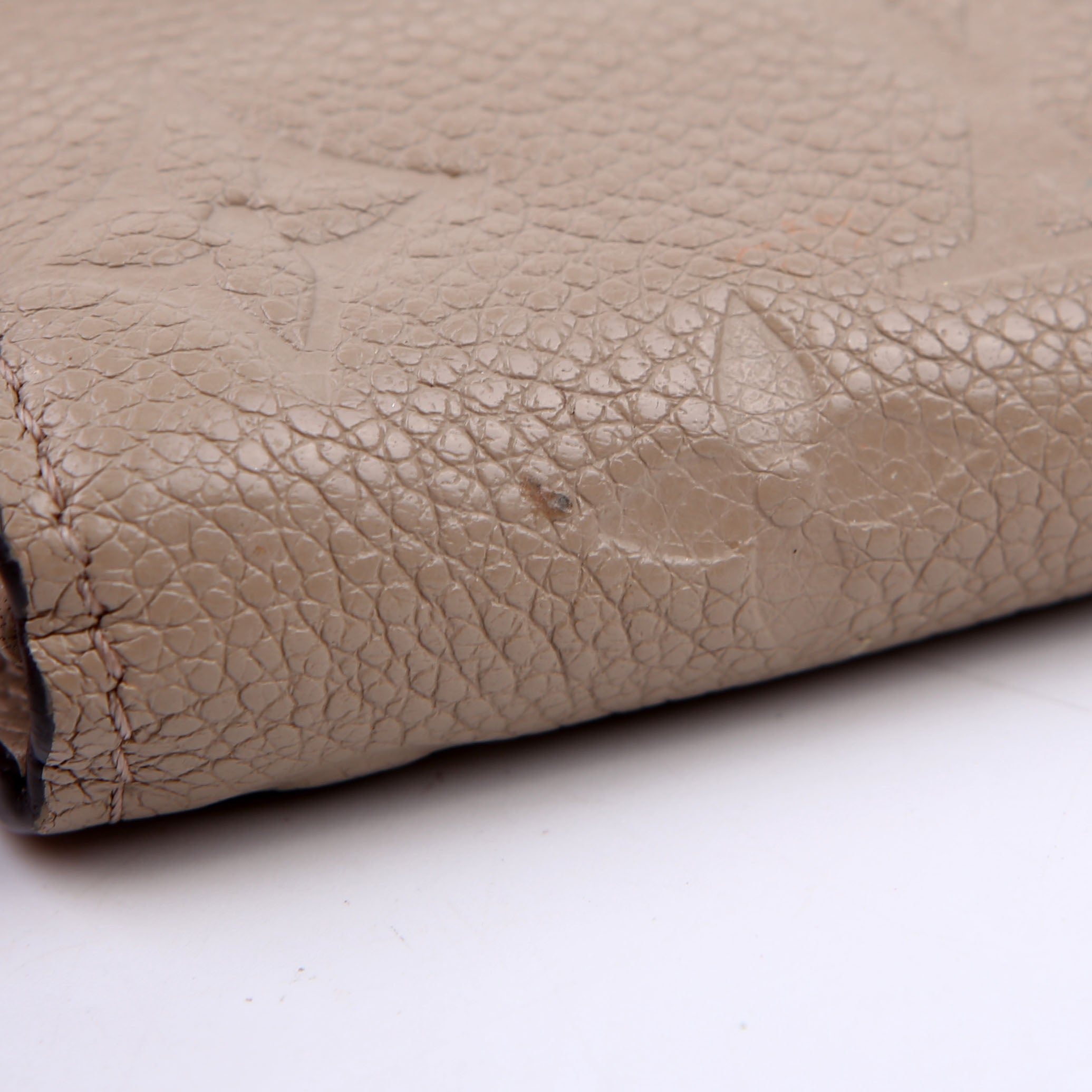 Sarah Wallet Empreinte Taupe