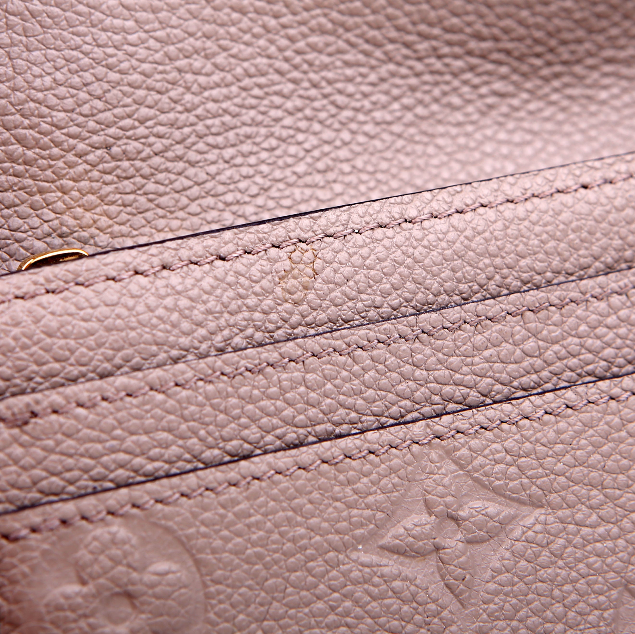 Sarah Wallet Empreinte Taupe
