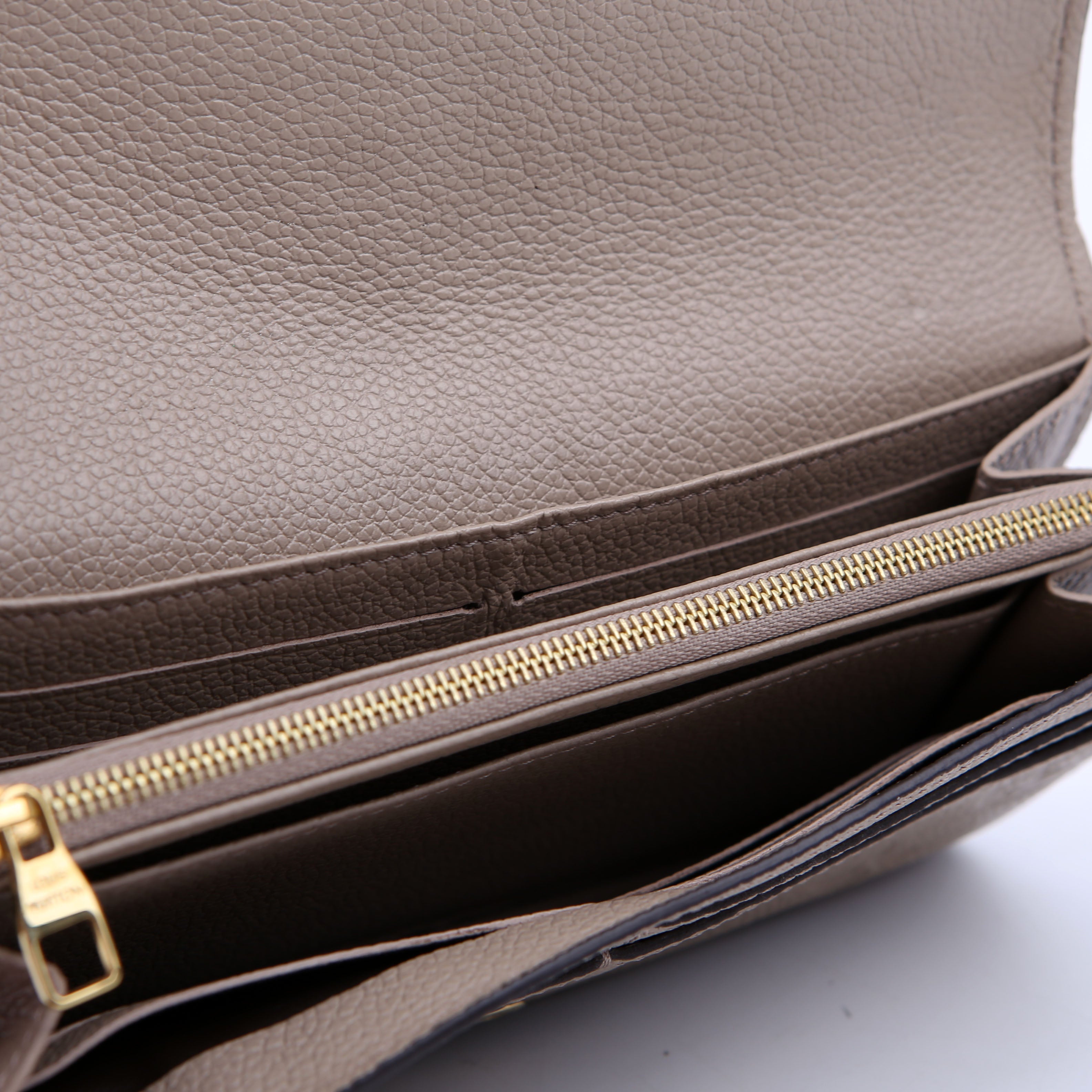 Sarah Wallet Empreinte Taupe